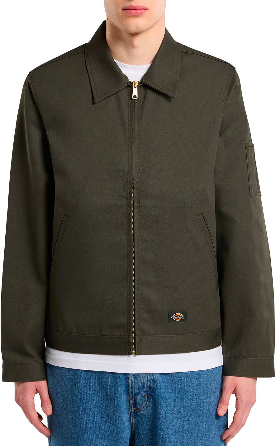 Blouson robuste - M Unlined Eisenhower Jacket Rec Olive Green - Taille L - Kaki