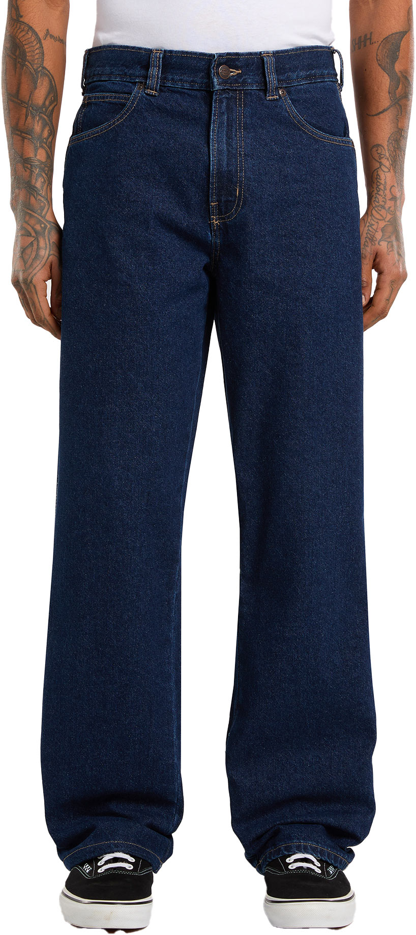 Jean robuste à la coupe droite - 954 Relaxed Straight Work Jeans Dark Indigo en Coton - Taille 31 US - Bleu