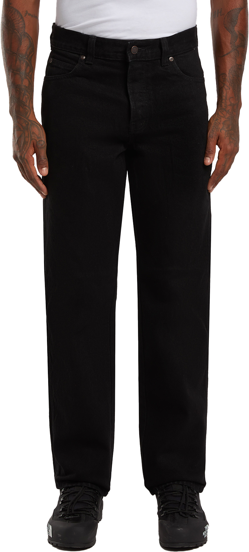 Jean droit en coton - 983 Regular Straight Jeans Black en Coton - Taille 30 US - Noir