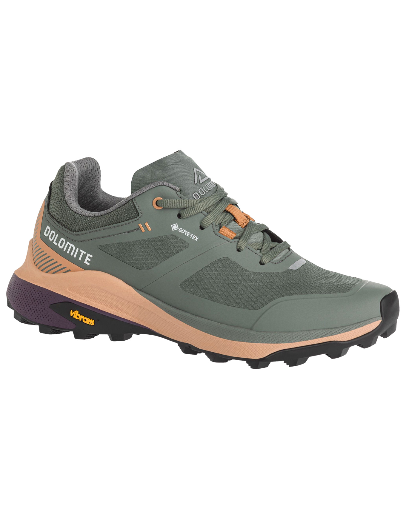 Chaussures de randonnée en GORE-TEX - W's Nibelia GTX Silver Green Sand Pink - Taille 41,5 - Vert