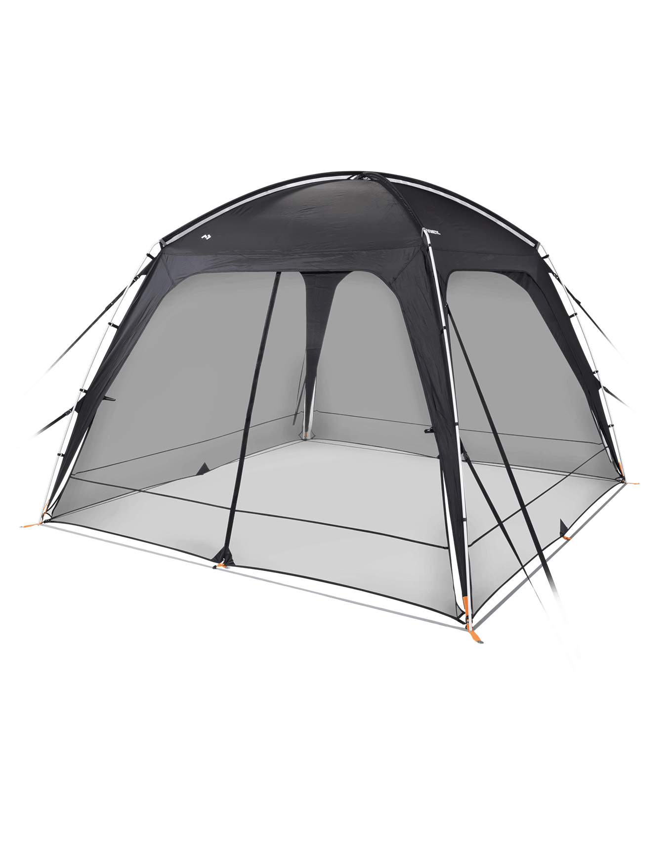 Kit de paroi et porte pour tonnelle de camping - Camp Shelter Mesh Wall Kit - Noir