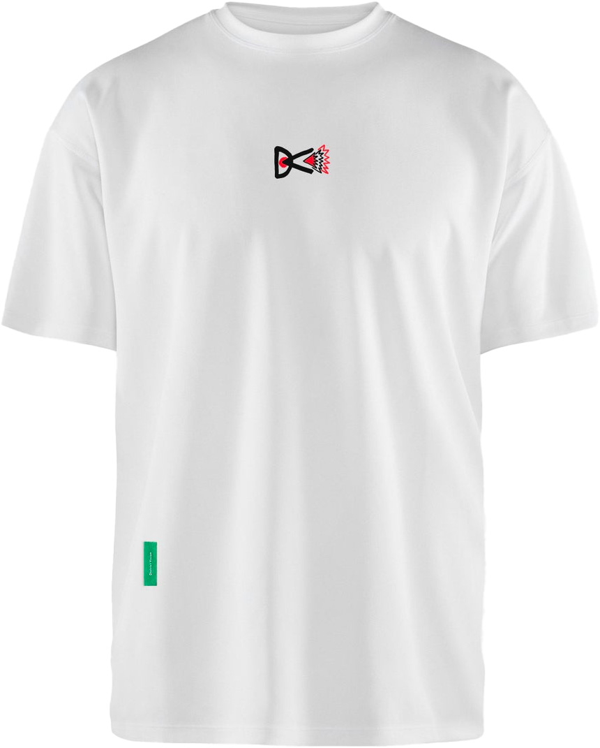 T-shirt de trail/running stretch, respirant et léger - Boxy Training Short Sleeve Tee White - Taille L - Blanc