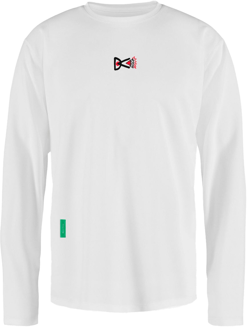 T-shirt de trail/running stretch et respirant - Boxy Training Long Sleeve Tee White - Taille S - Blanc