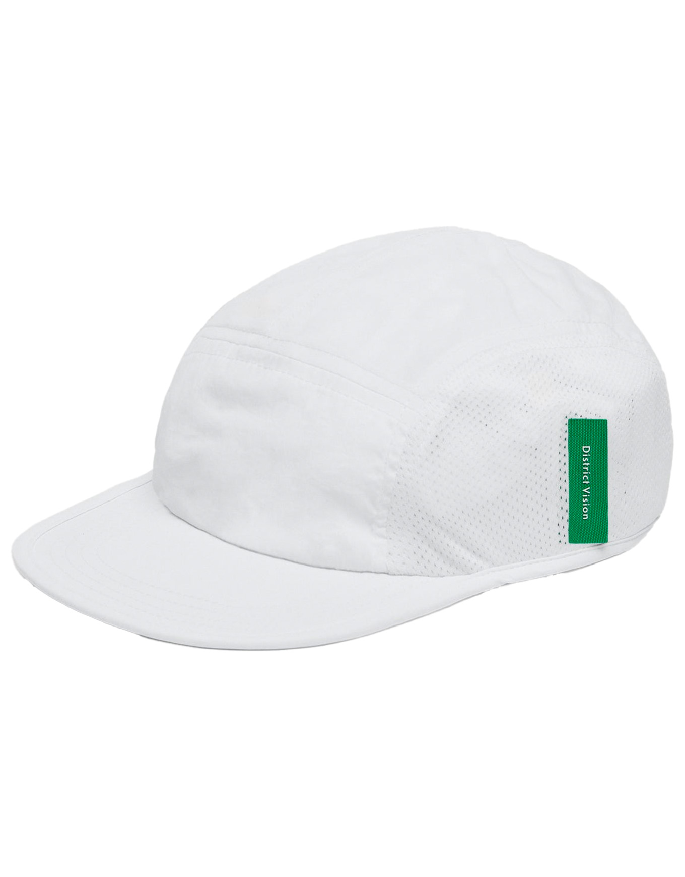 Casquette à visière courbée imperméable respirante - Performance Panelled Mesh Hat White - Blanc