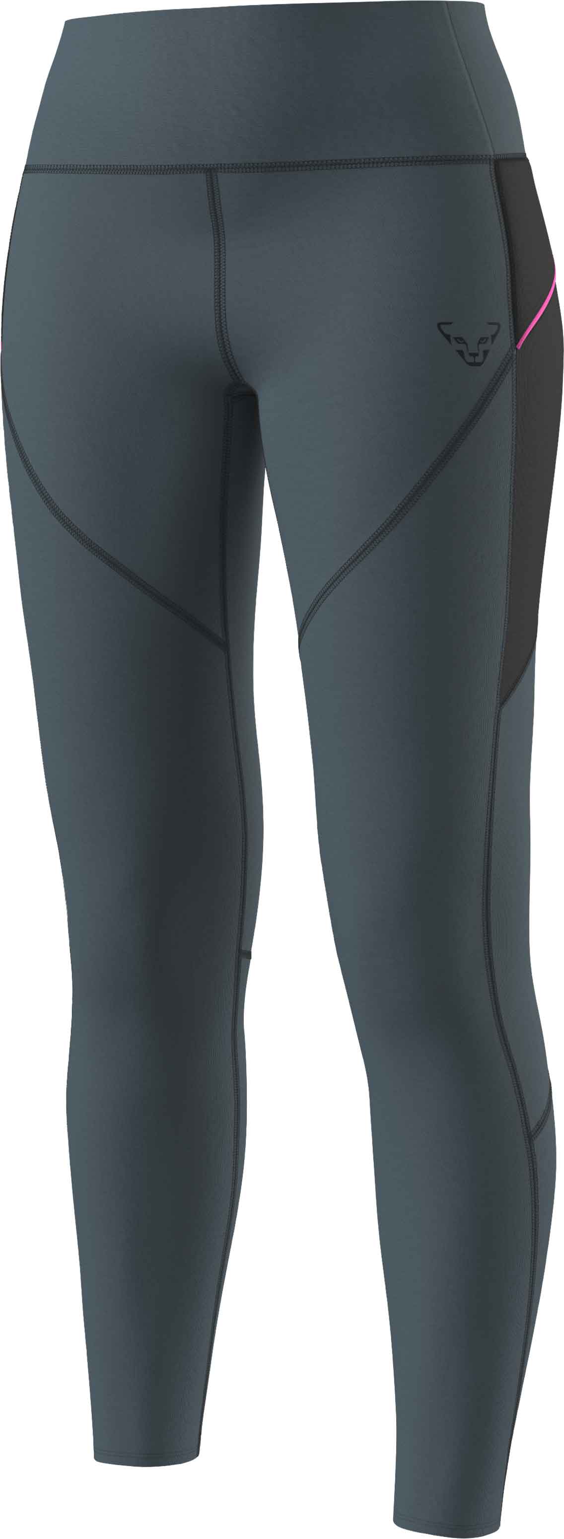 Collant de trail-running chaud et réfléchissant - Warm Ultra Tights W Cinder en Nylon - Taille XS - Gris