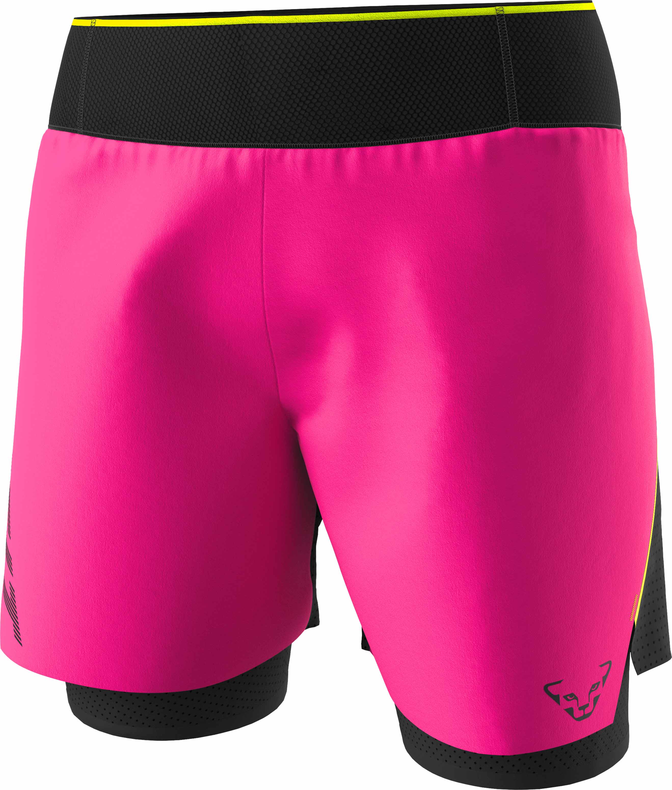 Short léger et respirant pour running - Dna Ultra W 2/1 Shorts Pink Glo - Taille M - Rose