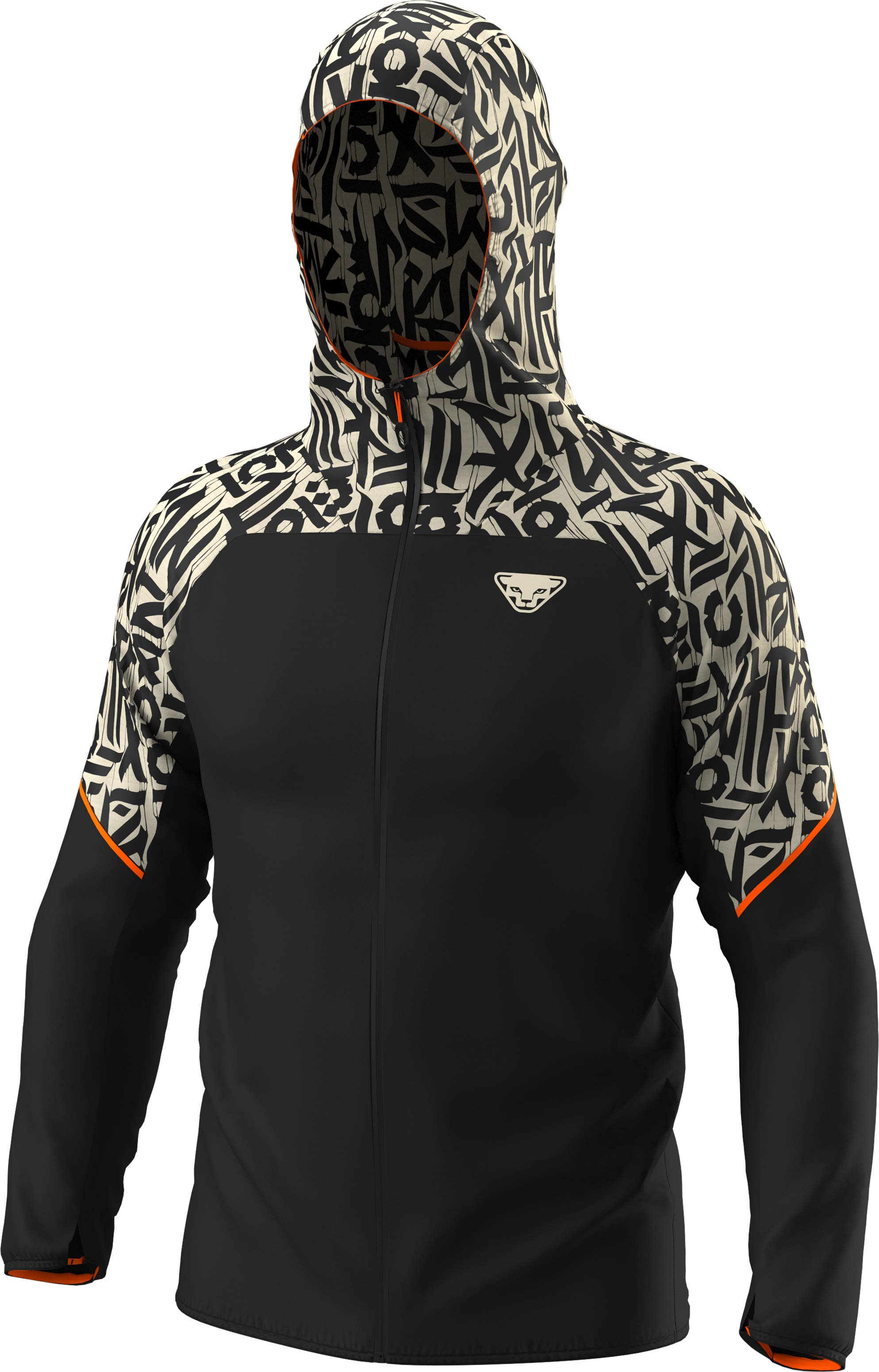 Veste de trail coupe-vent - Trail Wind Jkt M Overcast en Nylon - Taille L - Beige