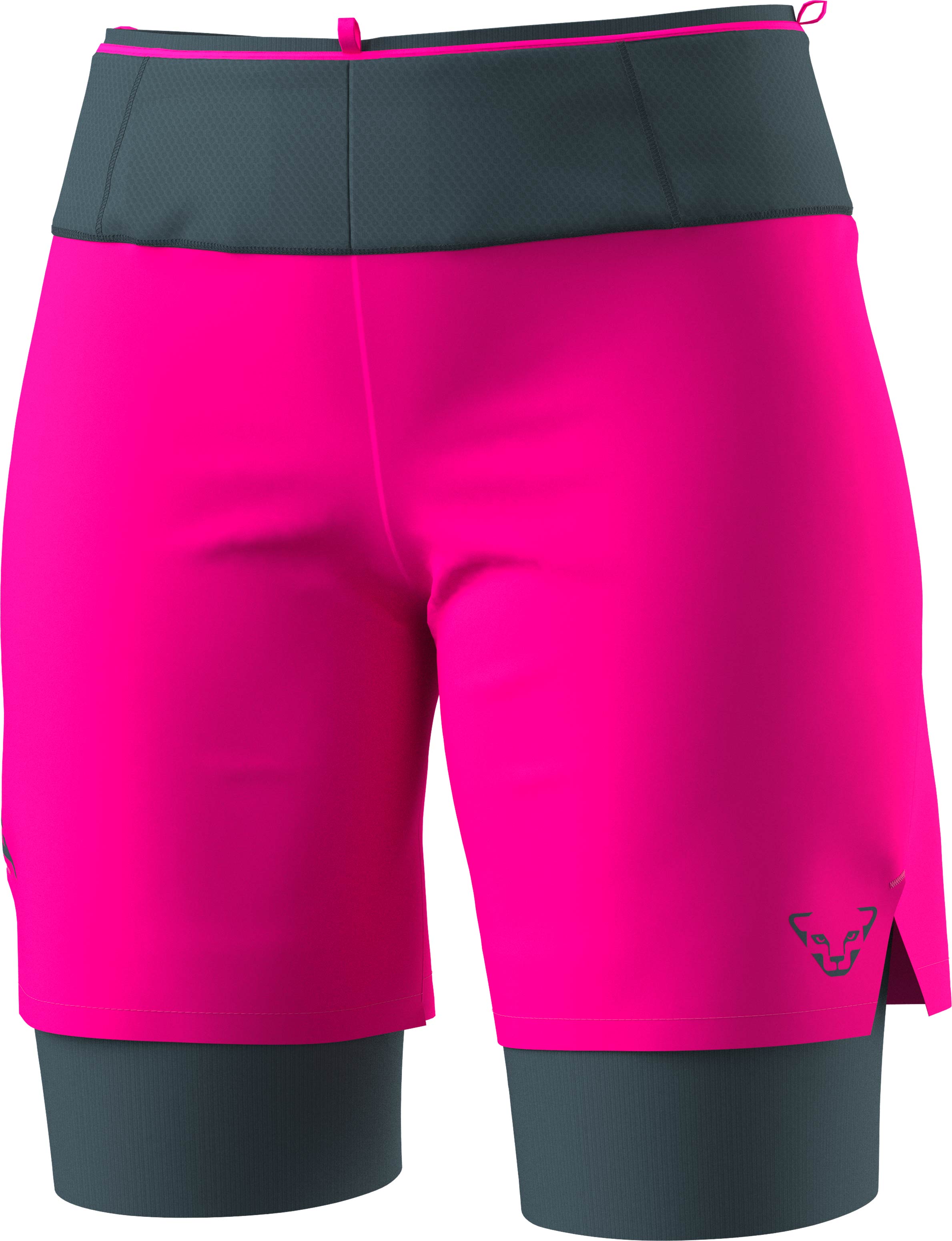 Short léger et respirant pour trail-running - Ultra 2/1 Shorts W Pink Glo en Silicone - Taille L - Rose