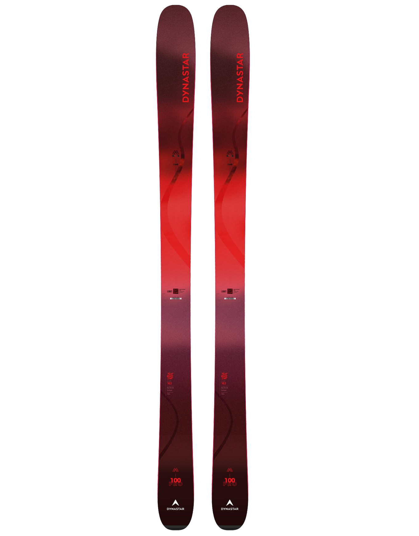 Skis freeride - M-Pro 100 TI Open 2027 en Bois - Taille 186 cm