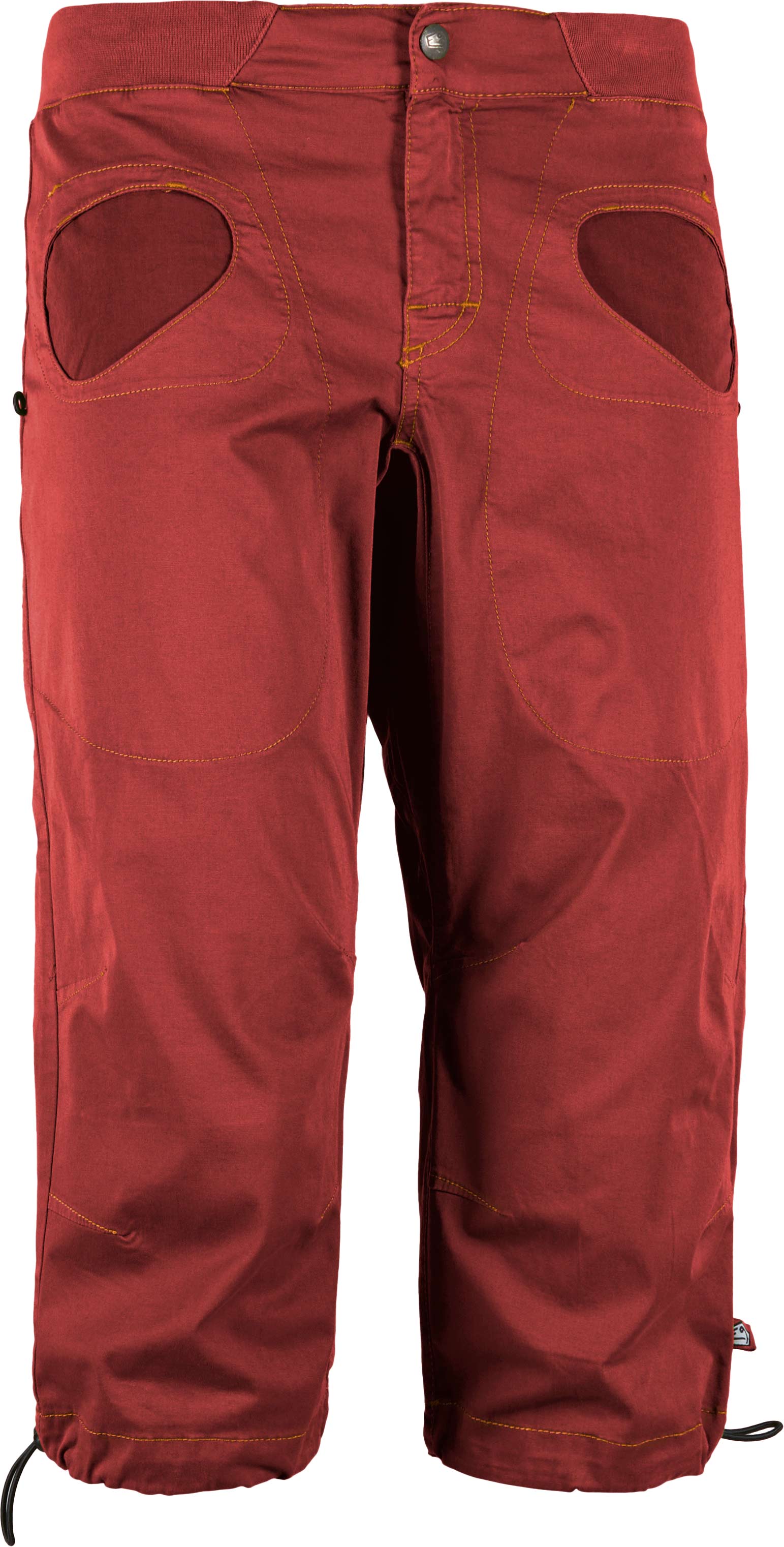 Pantalon 3/4 respirant d'escalade - R3 M Paprika en Coton - Taille S - Rouge
