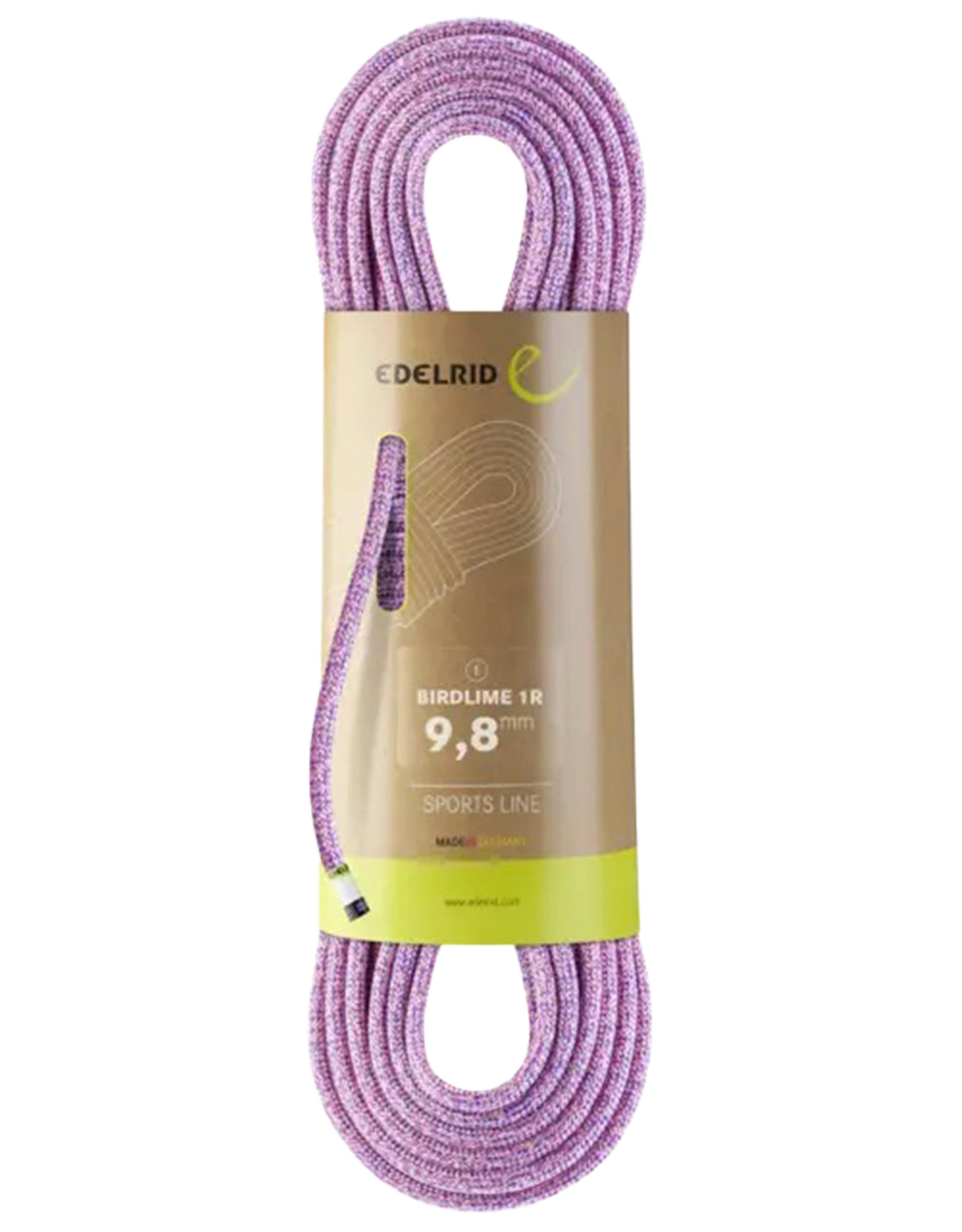 Corde d'escalade - Birdlime 1R 9,8Mm Pink-Royal - Taille 80 m - Violet