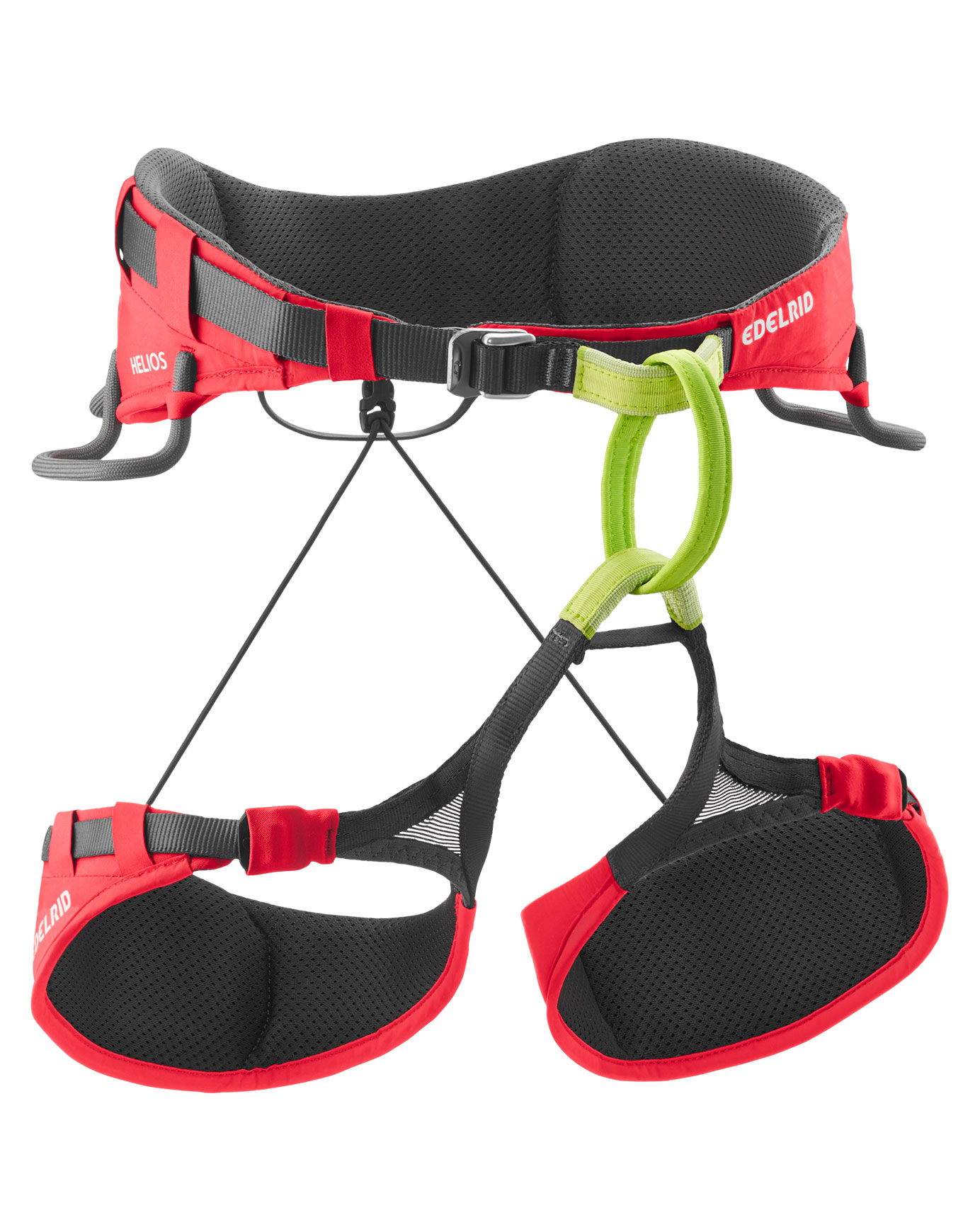Baudrier d'alpinisme et d'escalade traditionnelle - Helios II Lava - Taille M - Rouge