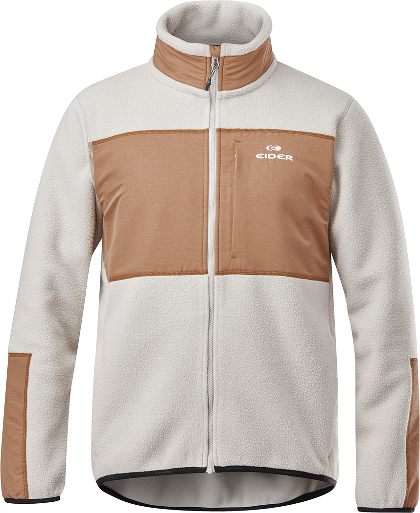 Fleecejacke mit Steppung – Herren – Rosael Sherpa Fleece M Rosael Sherpa Fleece Sand Beige für Herren Größe S Weiß