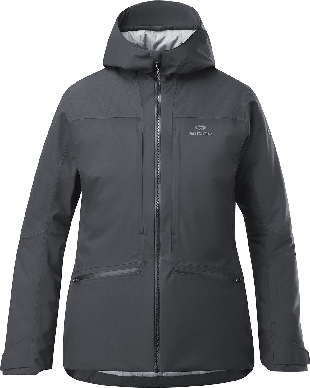Isolierende Skijacke W Saulire 2L Insulated Stretch Jkt Black für Damen Größe M schwarz