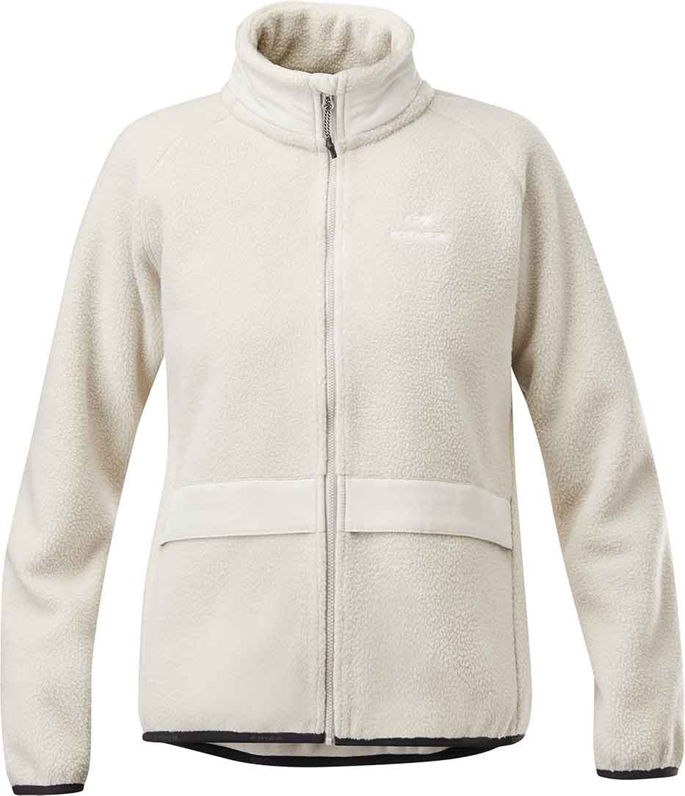 Veste polaire molletonnée - W Rosael Sherpa Fleece Sand Beige - Taille XS - Blanc