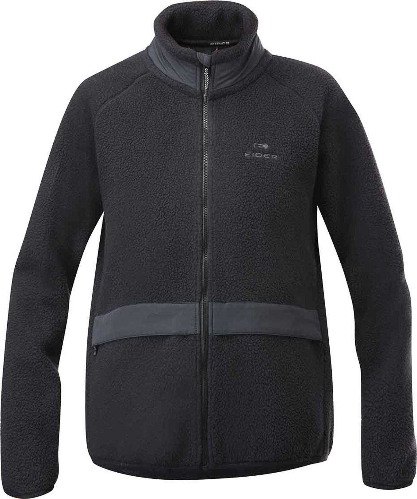 Veste polaire molletonnée - W Rosael Sherpa Fleece Black - Taille XS - Noir
