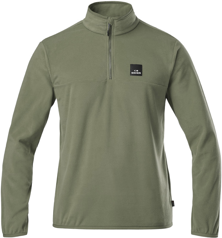 Leichtes Fleece Polartec® M Peclet Fleece Light 1/4 Zip Khaki für Herren Größe S