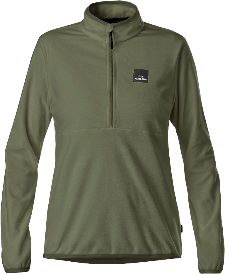 Leichtes Fleece – Polartec® für Damen – Peclet Polartec Fleece Light 1/4 Zip W Peclet Fleece Light 1/4 Zip Khaki für Damen