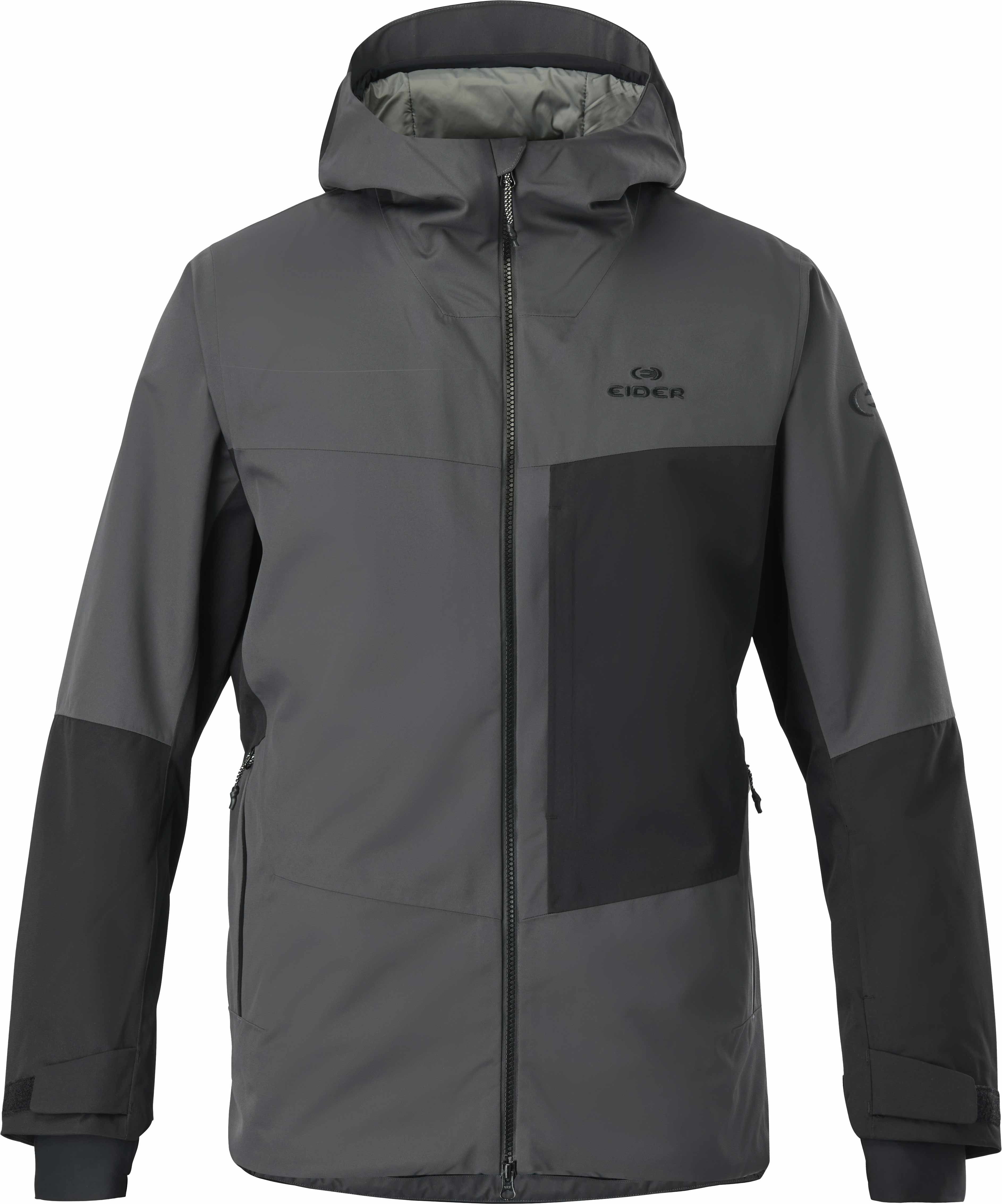 Isolierende und wasserfeste Jacke M Sirac 2L Insulated Jkt Carbon für Herren Größe L Grau