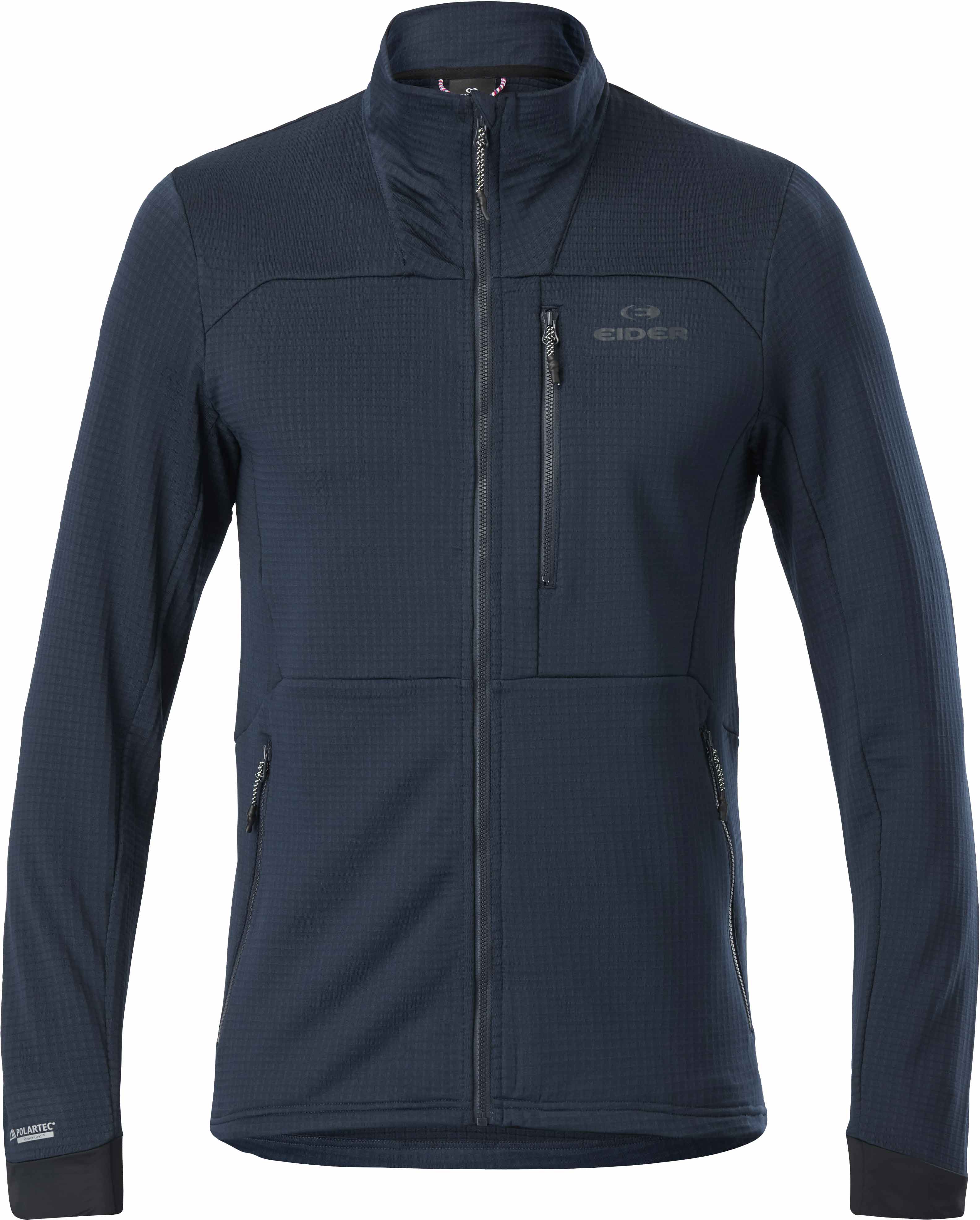 Polaire respirante en Polartec® Power Grid® - M Thorens Polartec Powergrid Fleece Navy - Taille M