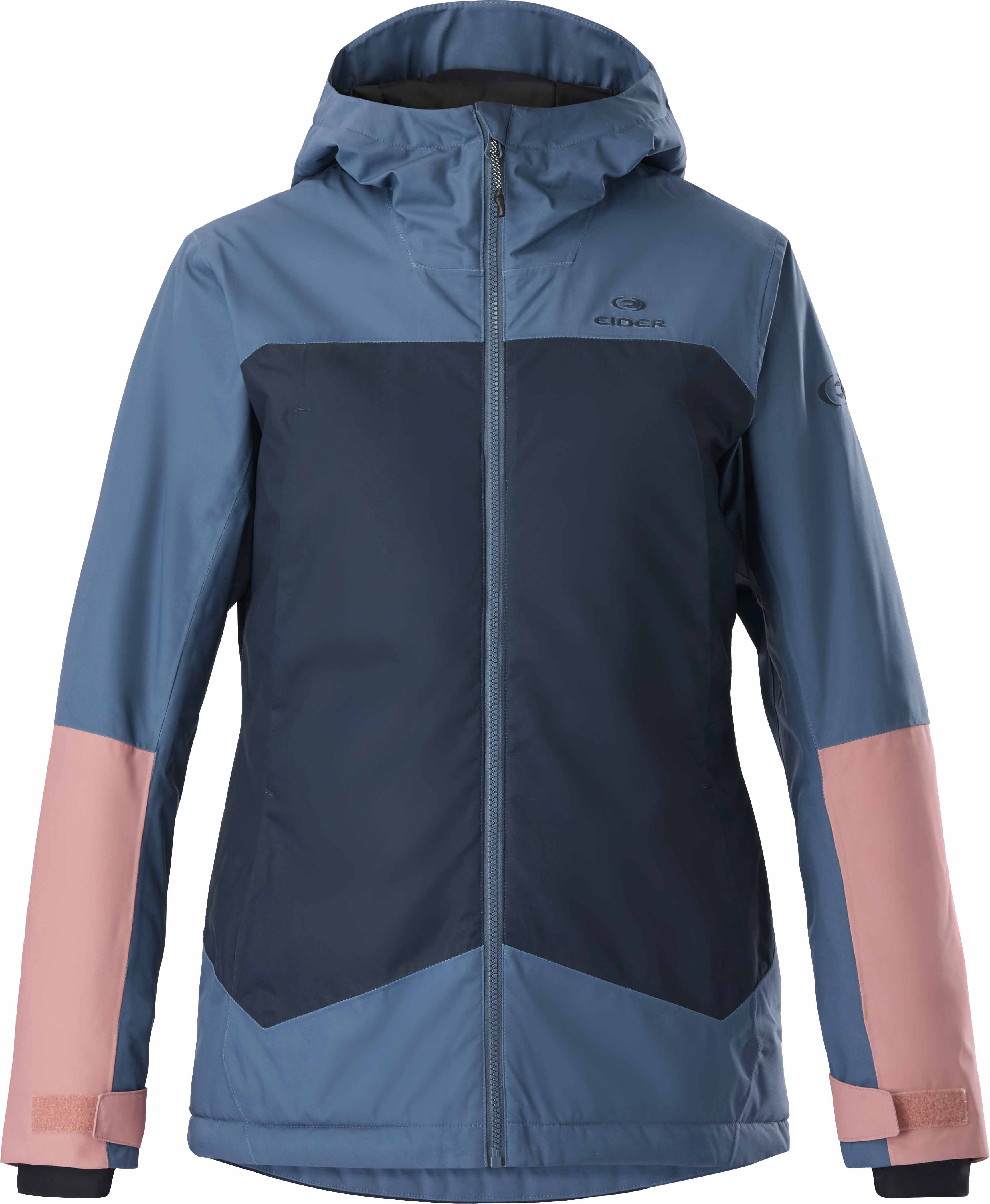 Isolierende und wasserfeste Jacke W Arias Insulated Jkt Storm Blue für Damen Größe S Blau