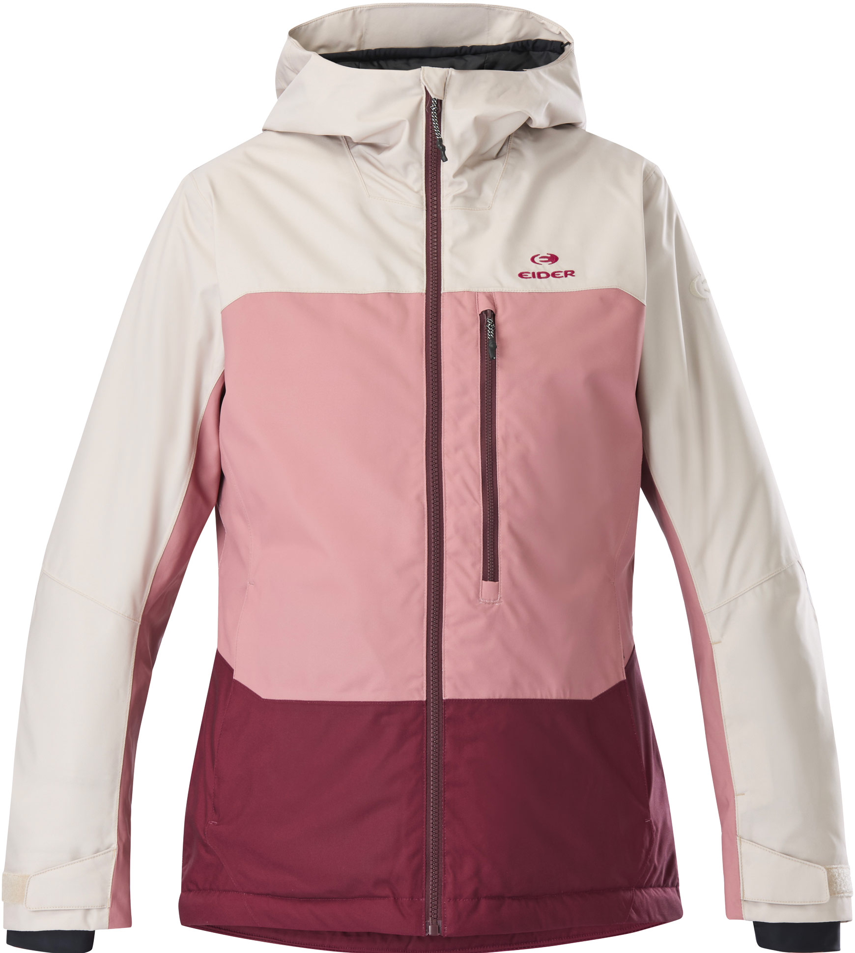 Isolierende und wasserfeste Jacke W Becca 2L Insulated Jkt Carmin für Damen Größe S Bordeaux