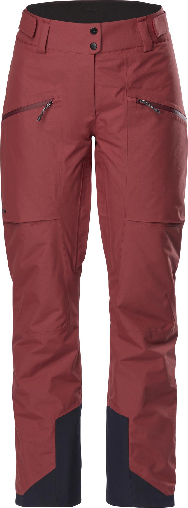 Pantalon isolant et imperméable en GORE-TEX® - W Ayas Gore Tex Insulated Pnt Carmin - Taille M - Bordeaux