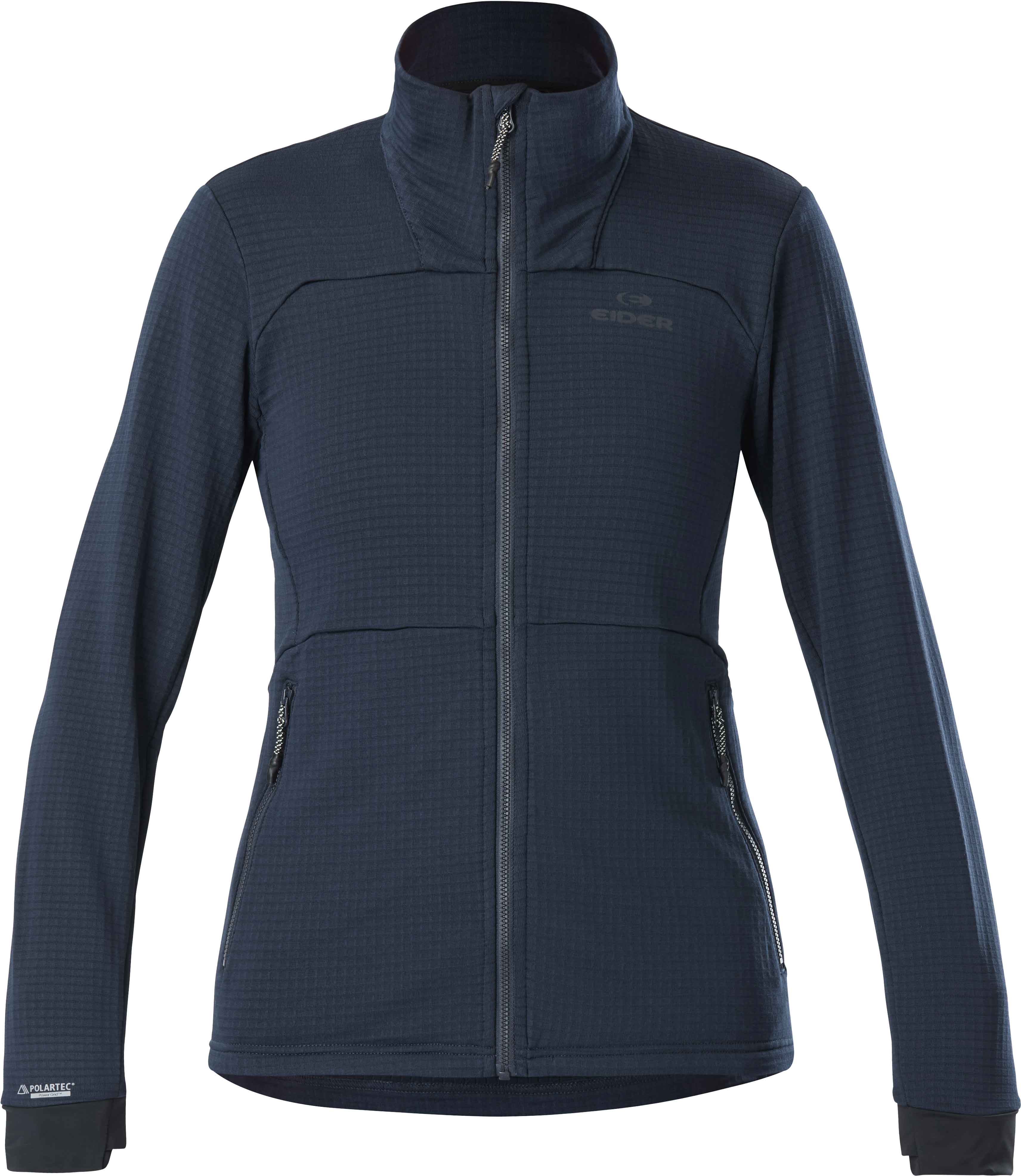 Polaire respirante en Polartec® Power Grid® - W Thorens Polartec Powergrid Fleece Navy - Taille M