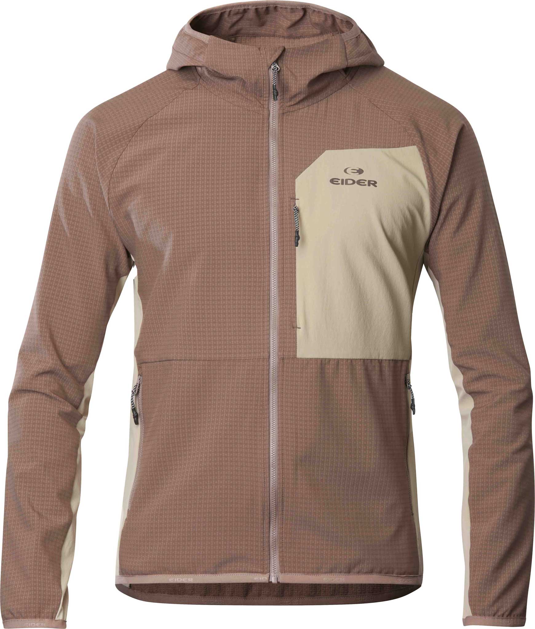 Veste de randonnée coupe-vent - M Serac Softshell Jkt Deep Taupe en Softshell - Taille M - Marron