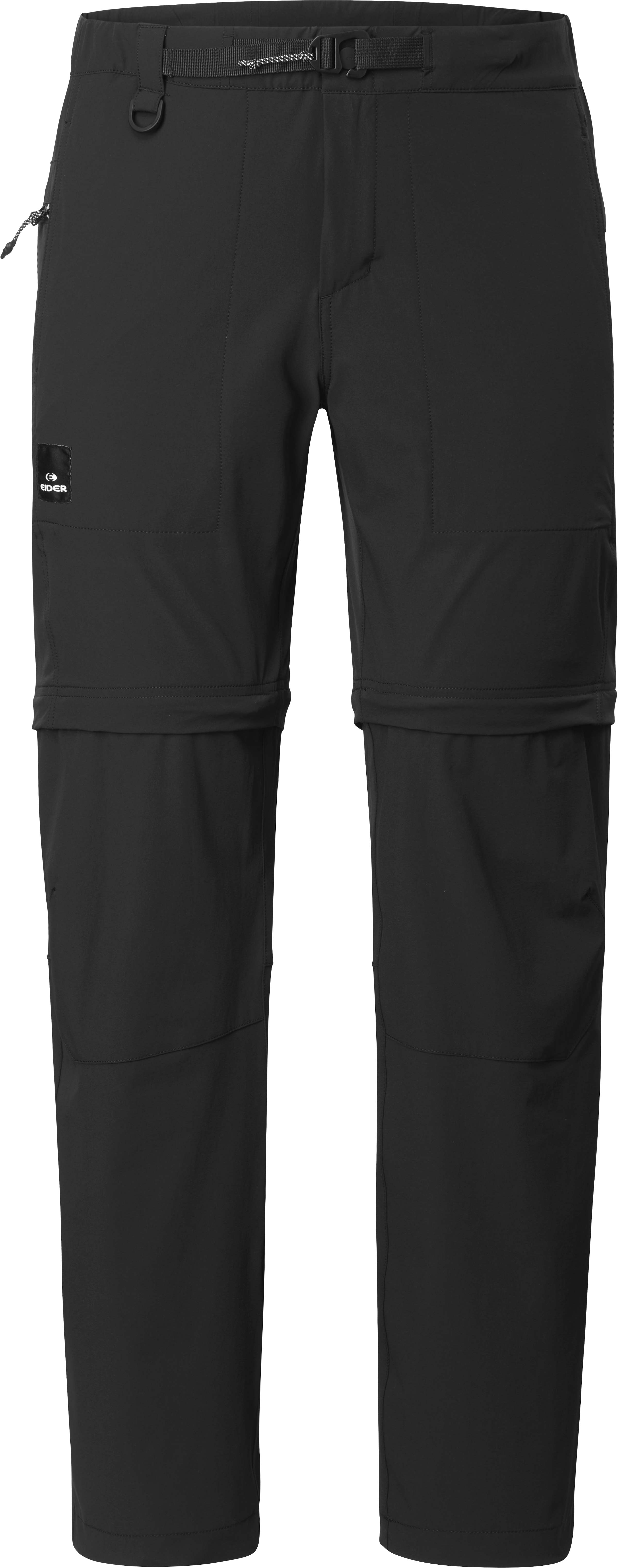 Pantalon de randonnée convertible en short - M Rove Zipoff Pant Black - Taille S - Noir
