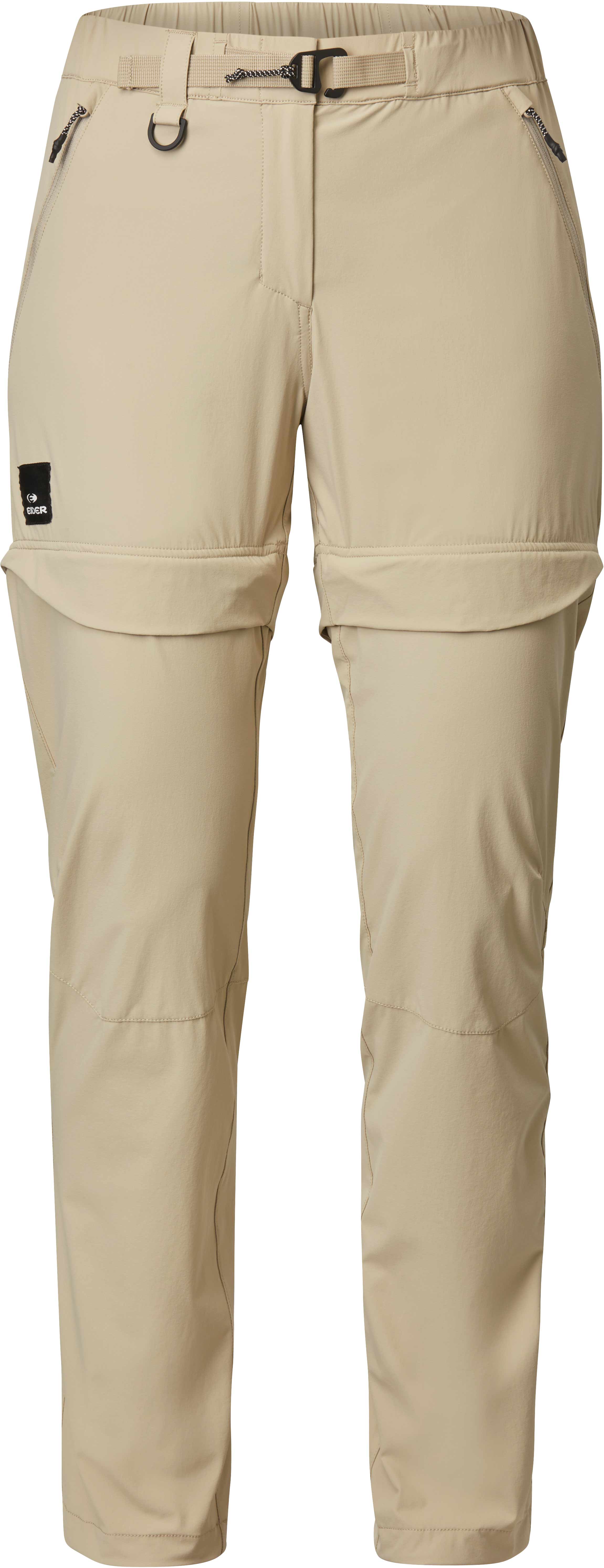 Pantalon de randonnée convertible en short - W Rove Zipoff Pant Sand Beige - Taille L