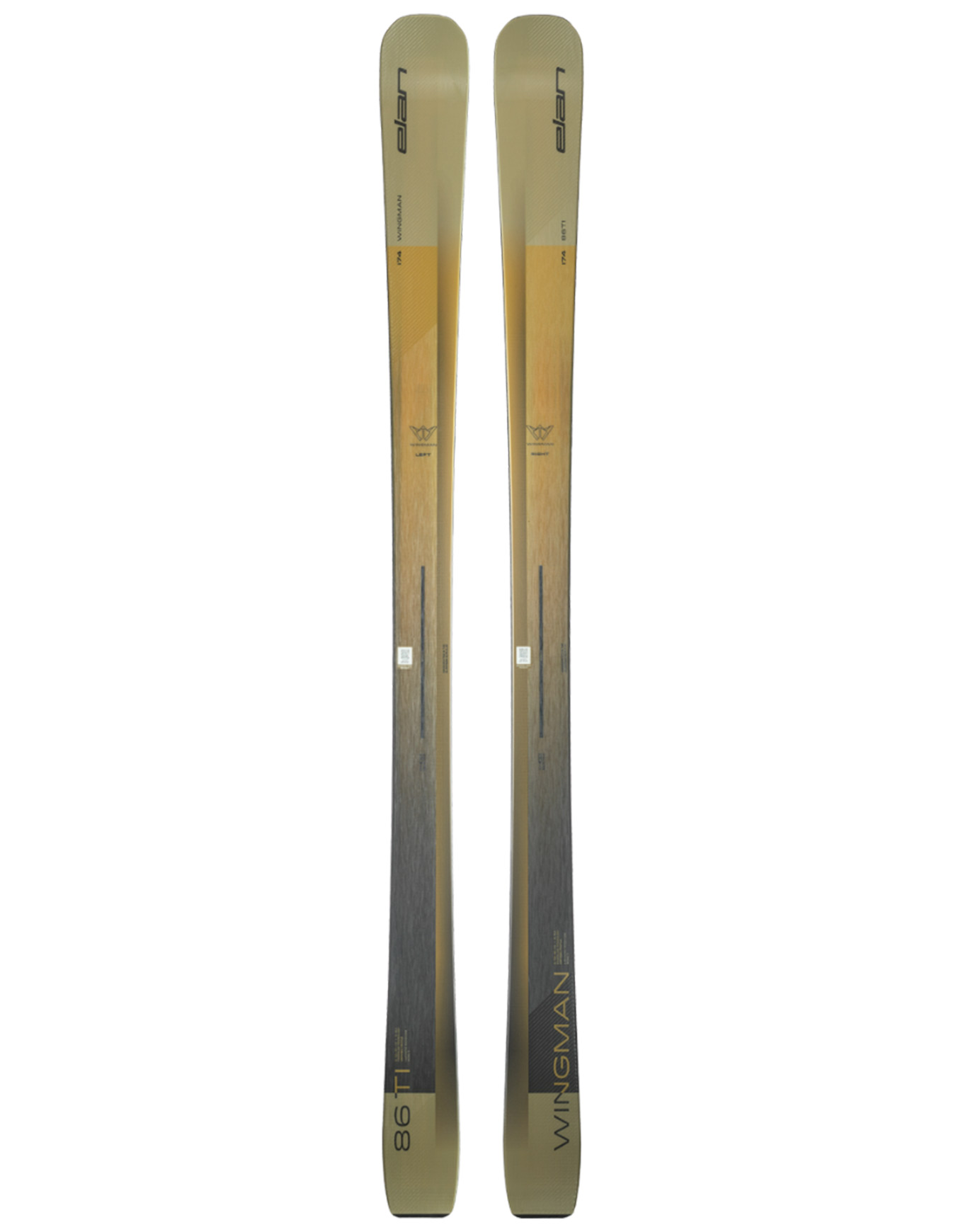Skis all-mountain - Wingman 86 Ti 2026 en Bois - Taille 168 cm - Beige