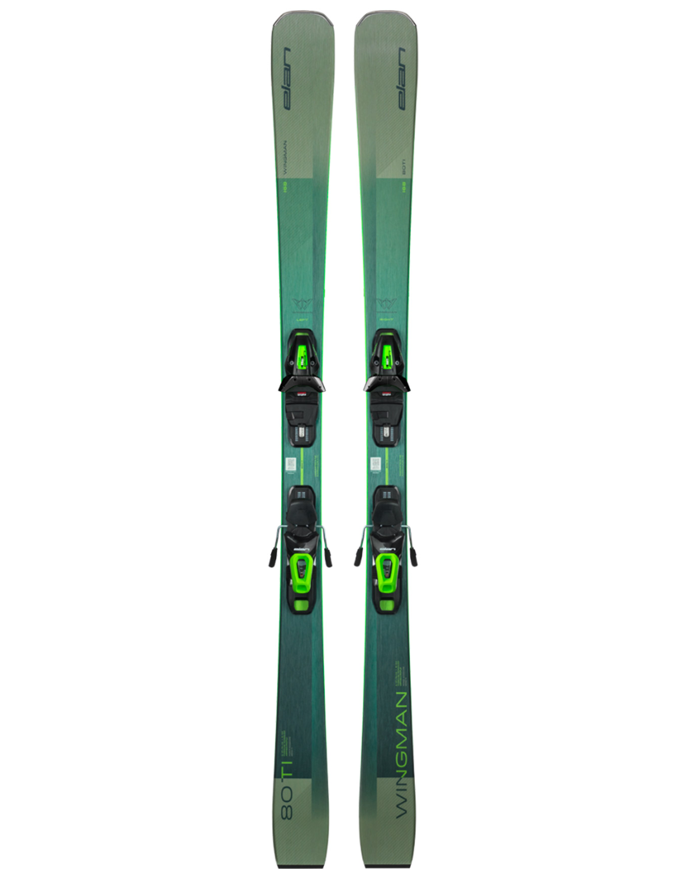Ski Set inkl. Bdg. Pack skis all-mountain Wingman 80 Ti + Shiftx El 10.0 2026 aus Holz Größe 174 cm Beige