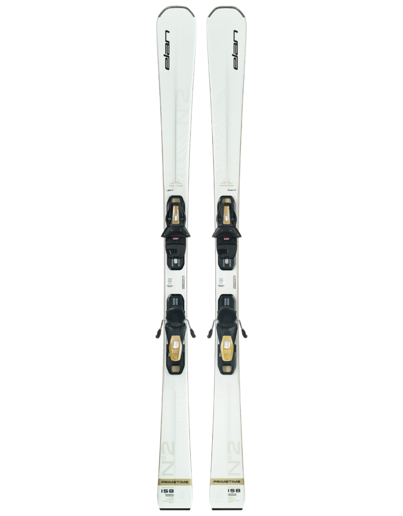 Ski Set inkl. Bdg. Pack skis de piste Primetime N°2 W White + Sx El 9.0 2026 für Damen aus Holz Größe 151 cm Weiß