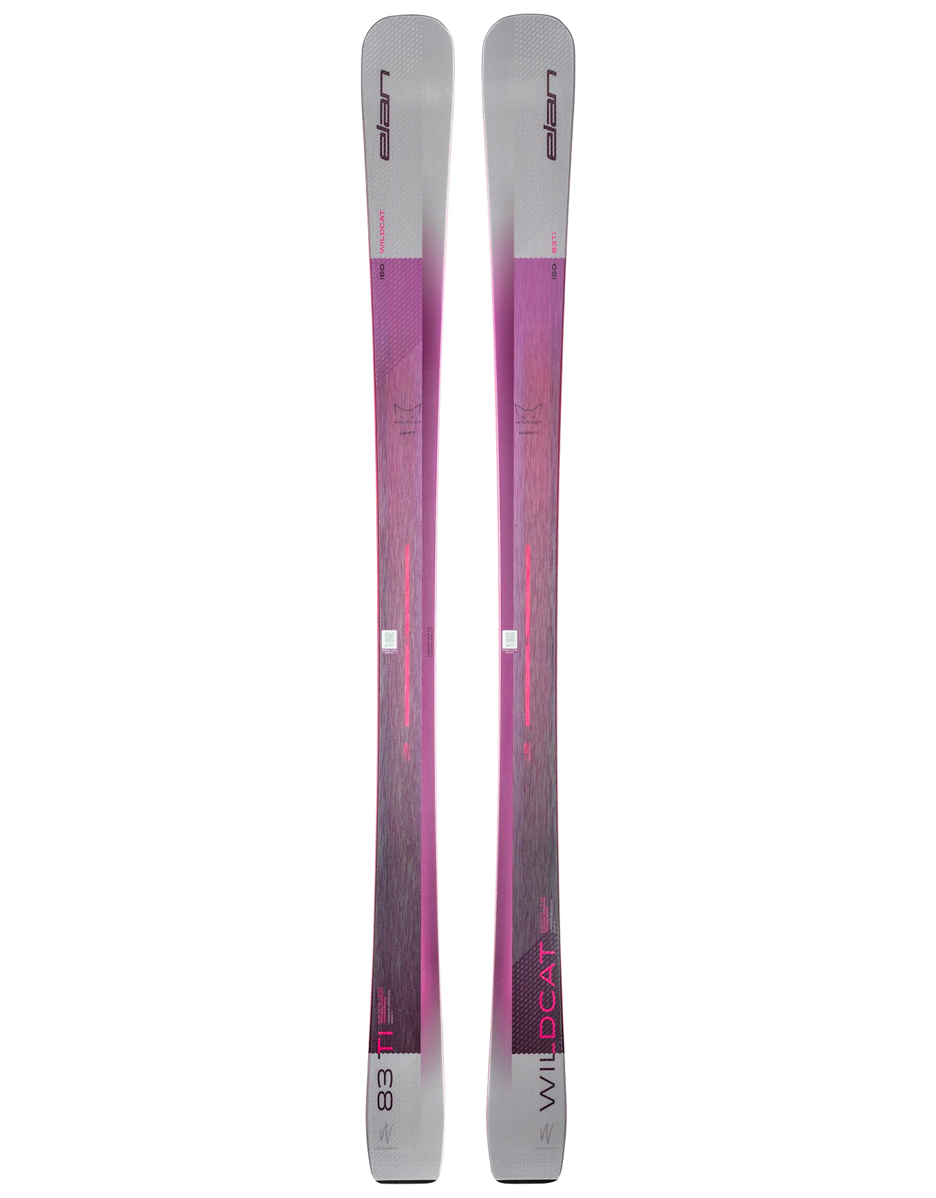 Skis all-mountain - Wildcat 83 Ti 2026 en Bois - Taille 160 cm - Rose