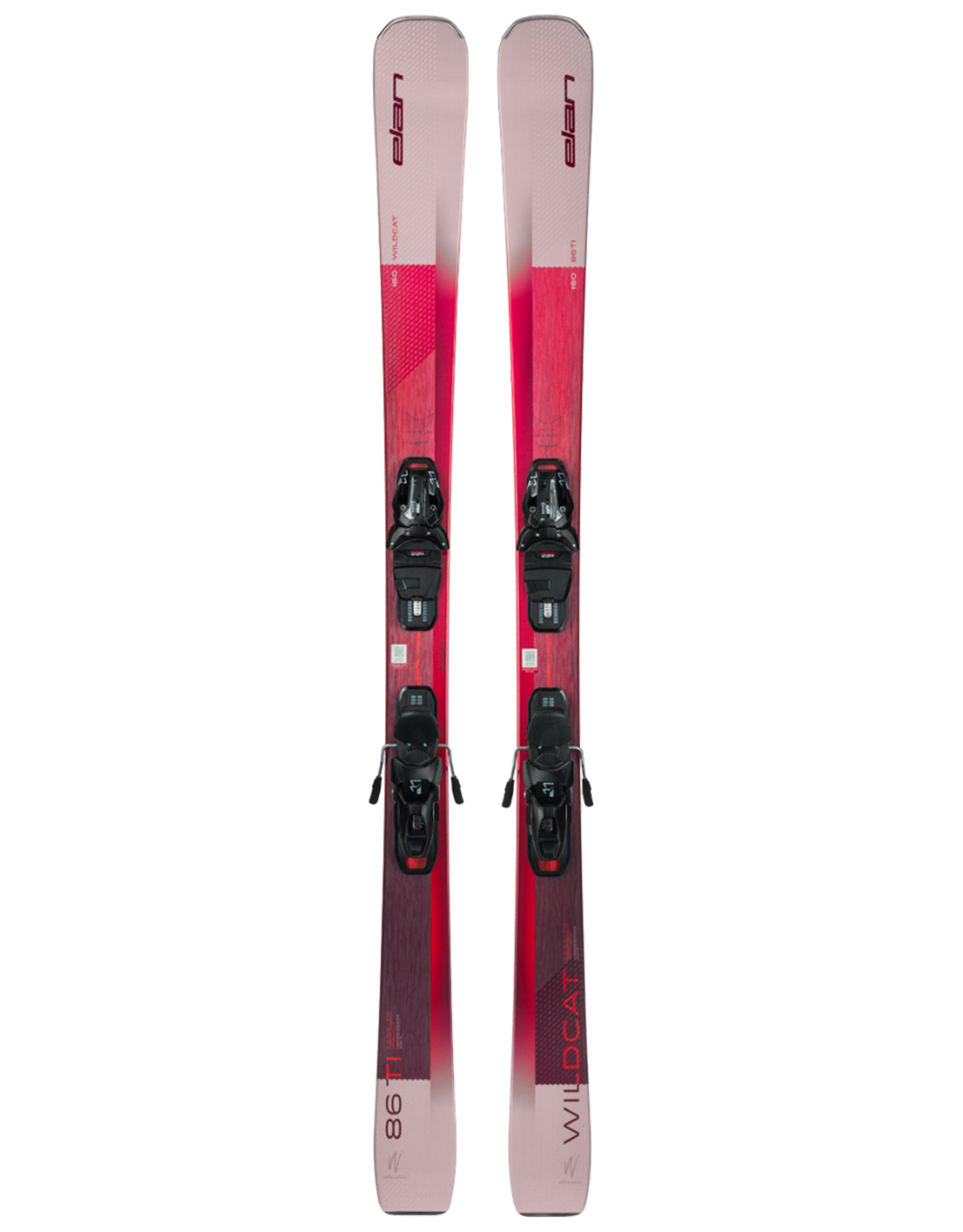 Ski Set inkl. Bdg. Pack skis all-mountain Wildcat 86 Ti + Sx Elx 11.0 2026 aus Holz Größe 152 cm Rot