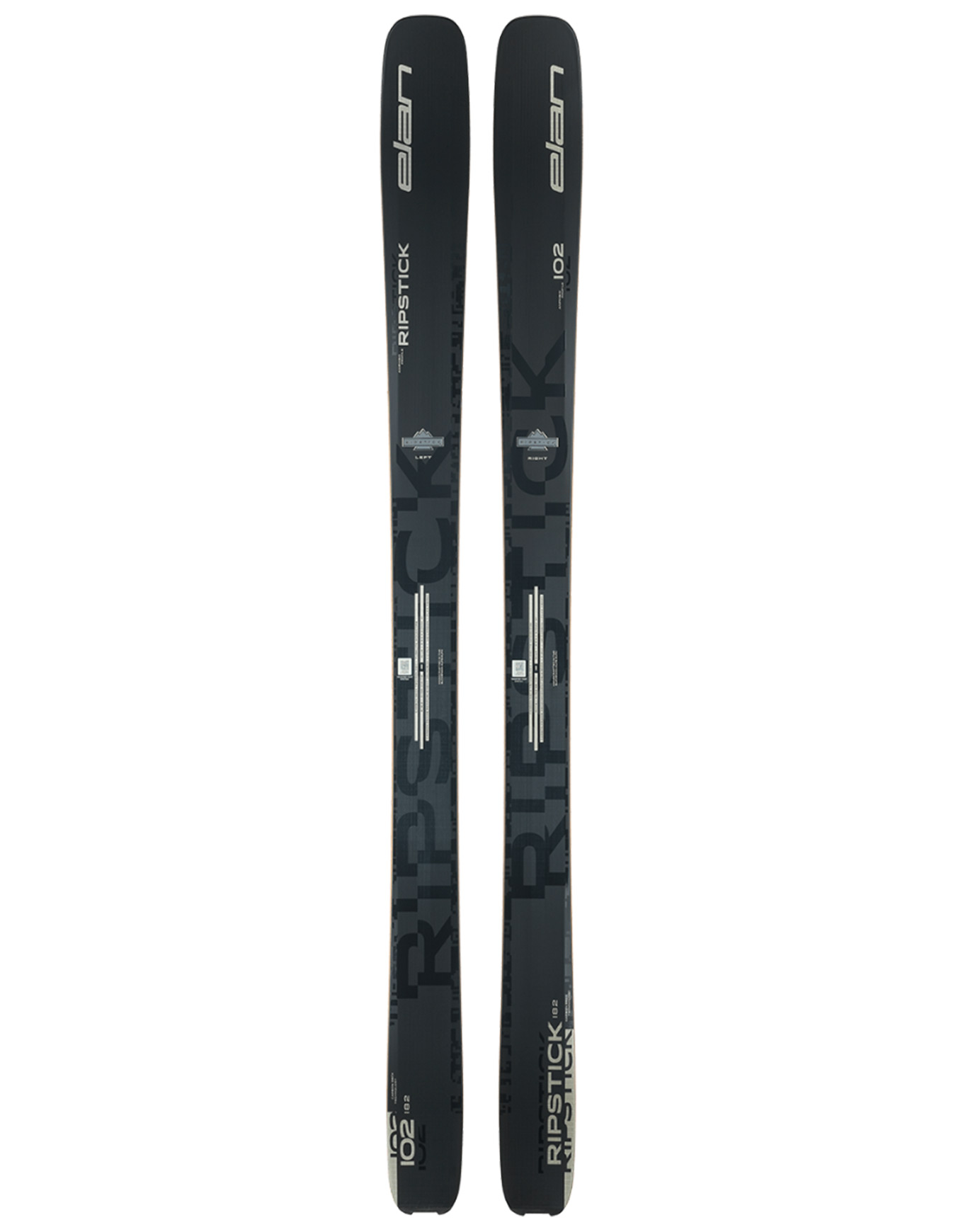 Skis freeride - Ripstick 102 Black Edition 2026 en Bois - Taille 182 cm - Noir