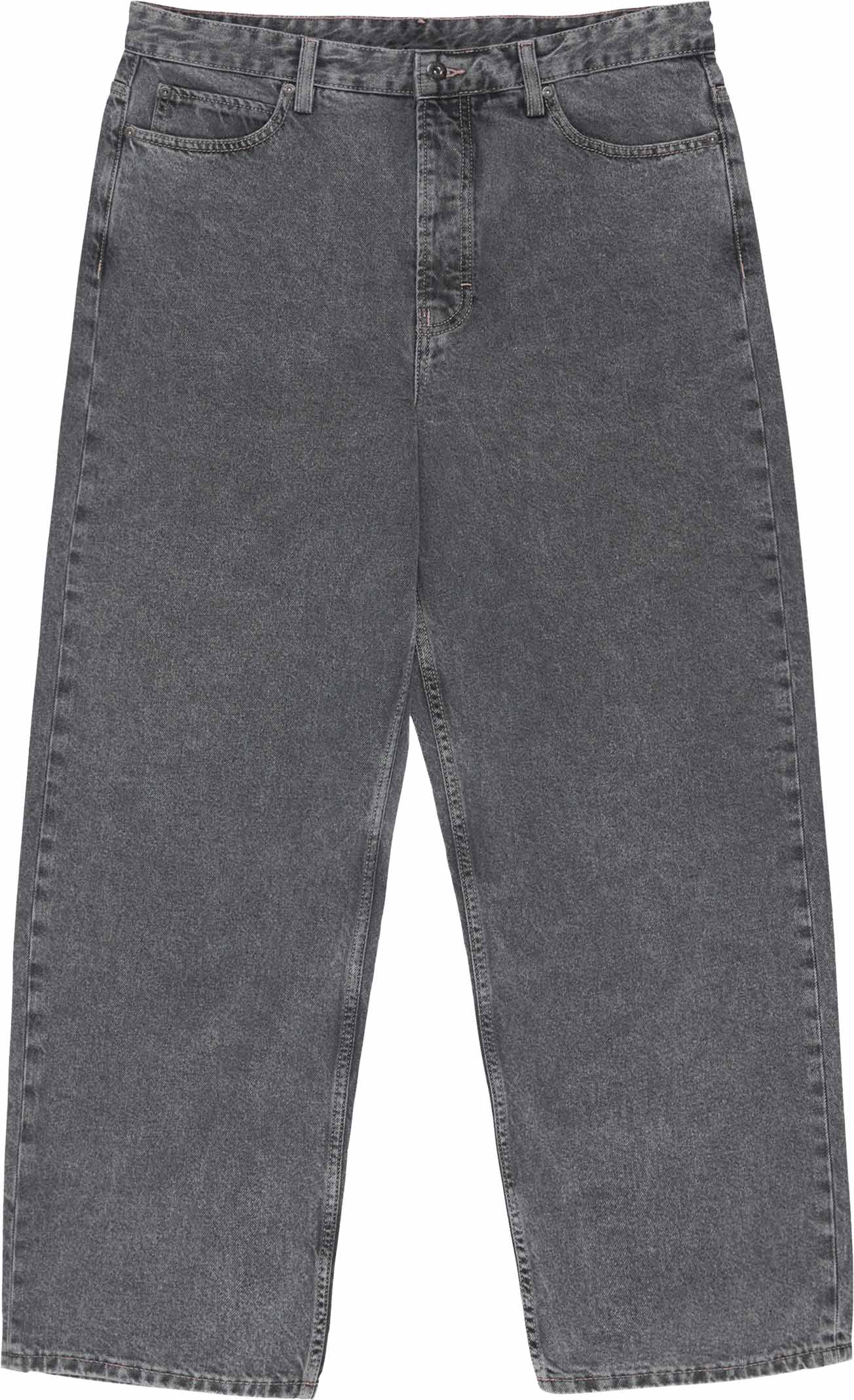 Jean en coton recyclé - Big 5 Denim Mid Grey Tint en Coton - Taille 40 - Gris