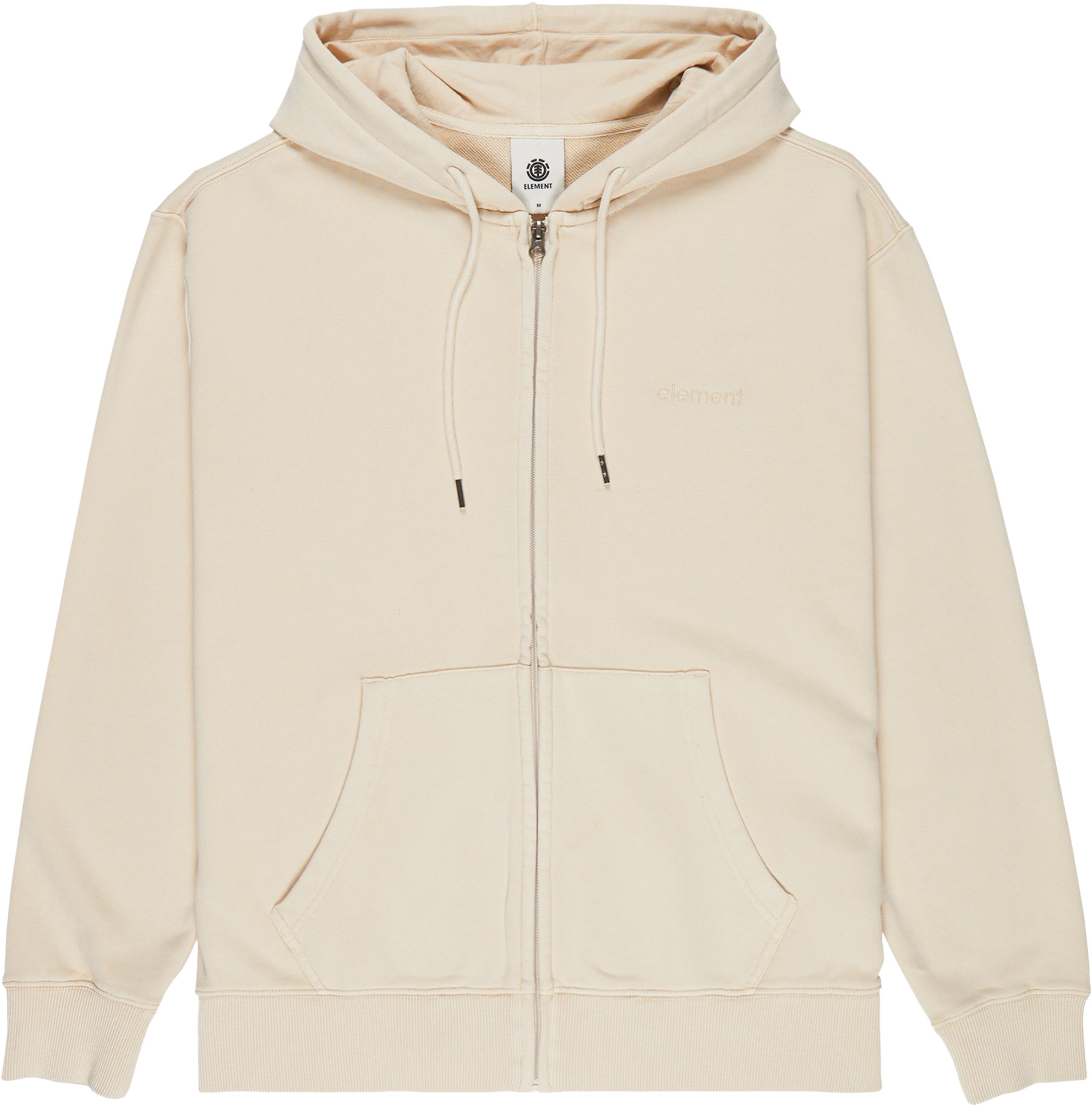 Sweat à capuche - Lowcase Pigment Zipped Sweatshirt Oat Milk en Coton - Taille M - Beige