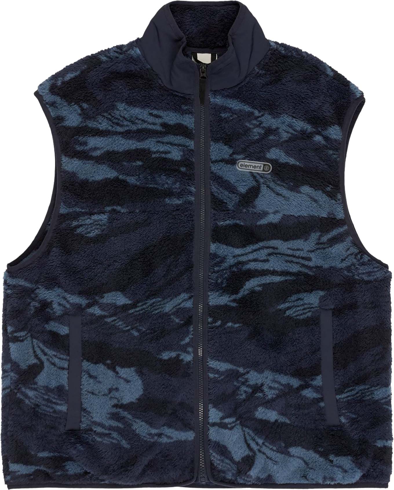 Polaire coupe-vent sans manches - Classic Sherpa Vest Spirit Camo Blue - Taille S - Navy