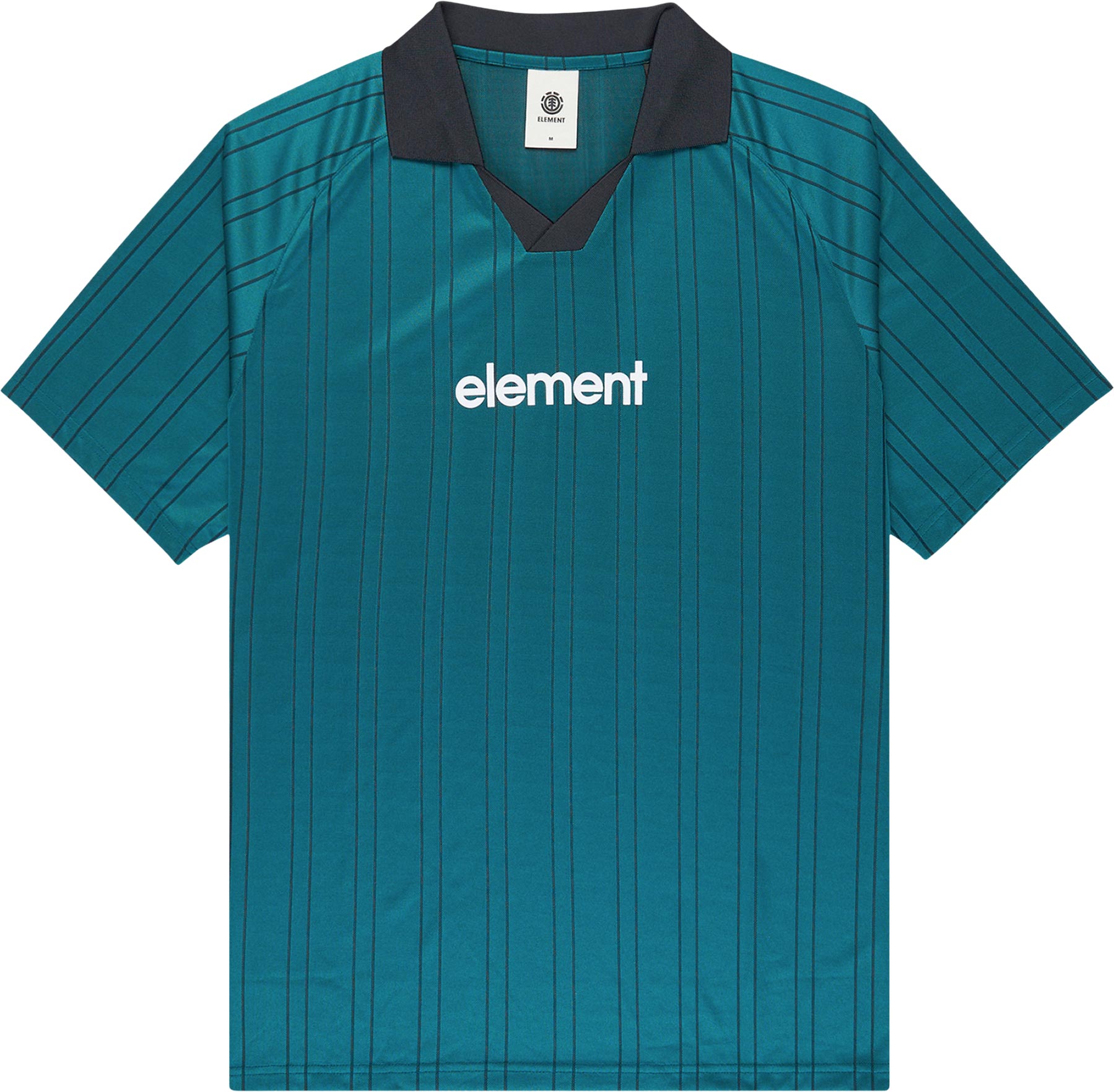 T-shirt léger et respirant - Lowcase Soccer SS Tee Mallard Blue Stripes - Taille M - Bleu