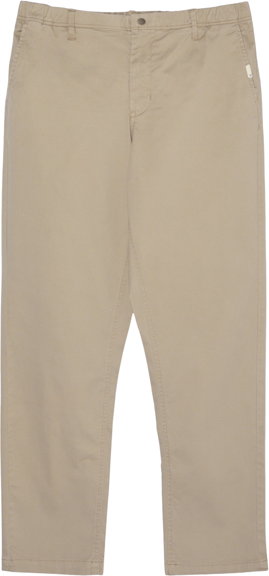 Pantalon chino en velours côtelé - Regular Comfort Chino Twill Aluminum en Coton - Taille M - Beige