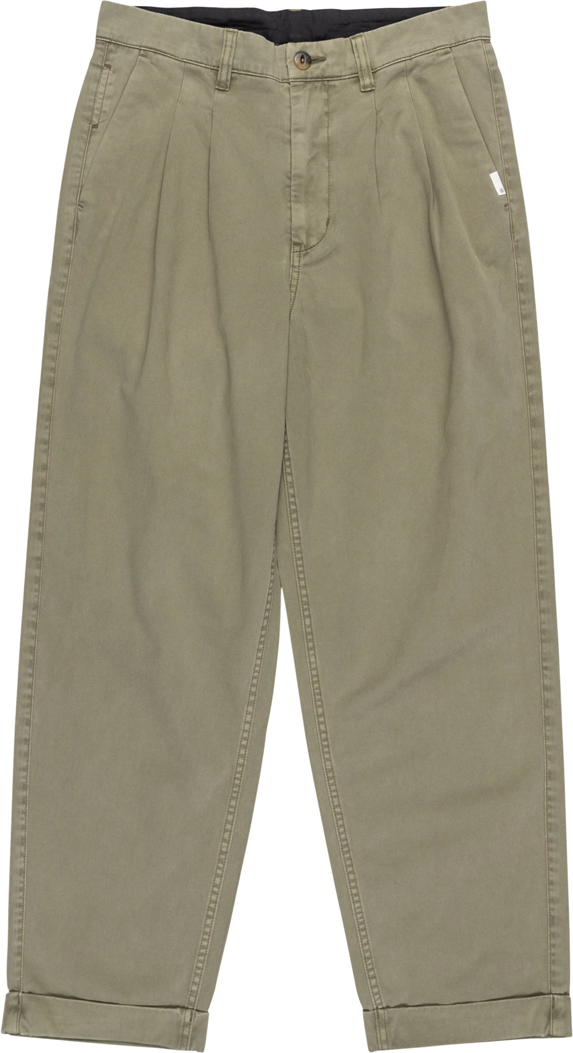 Pantalon chino - Big Pleated Chino Kalamata en Coton - Taille 41 - Kaki