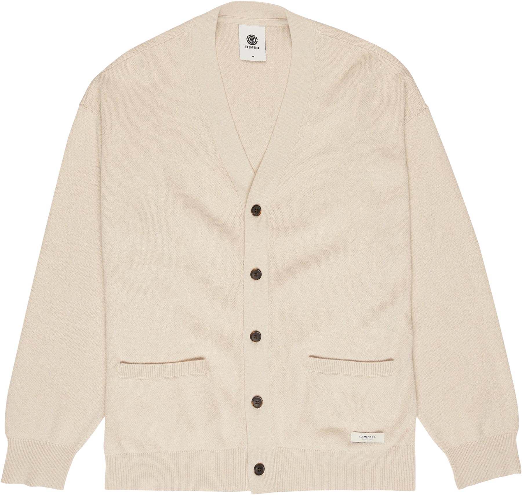 Gilet en coton recyclé - Spirit Camo Cardigan Oat Milk en Coton - Taille L - Beige