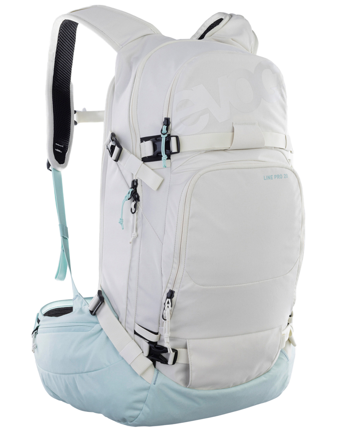 Rucksack mit Rückenprotektion Line Pro 20 Sand Größe S/M Weiß