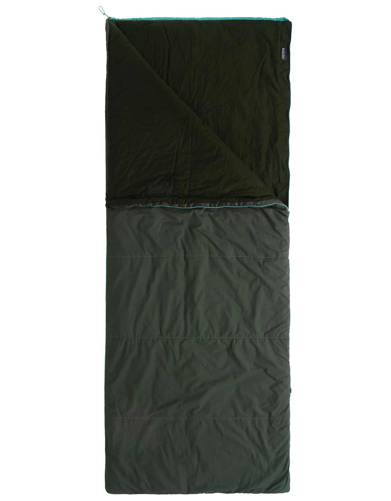 Sac de couchage en laine et en coton - Luxewool Sleepingbag Uno Moraine/Sage en Coton - Kaki