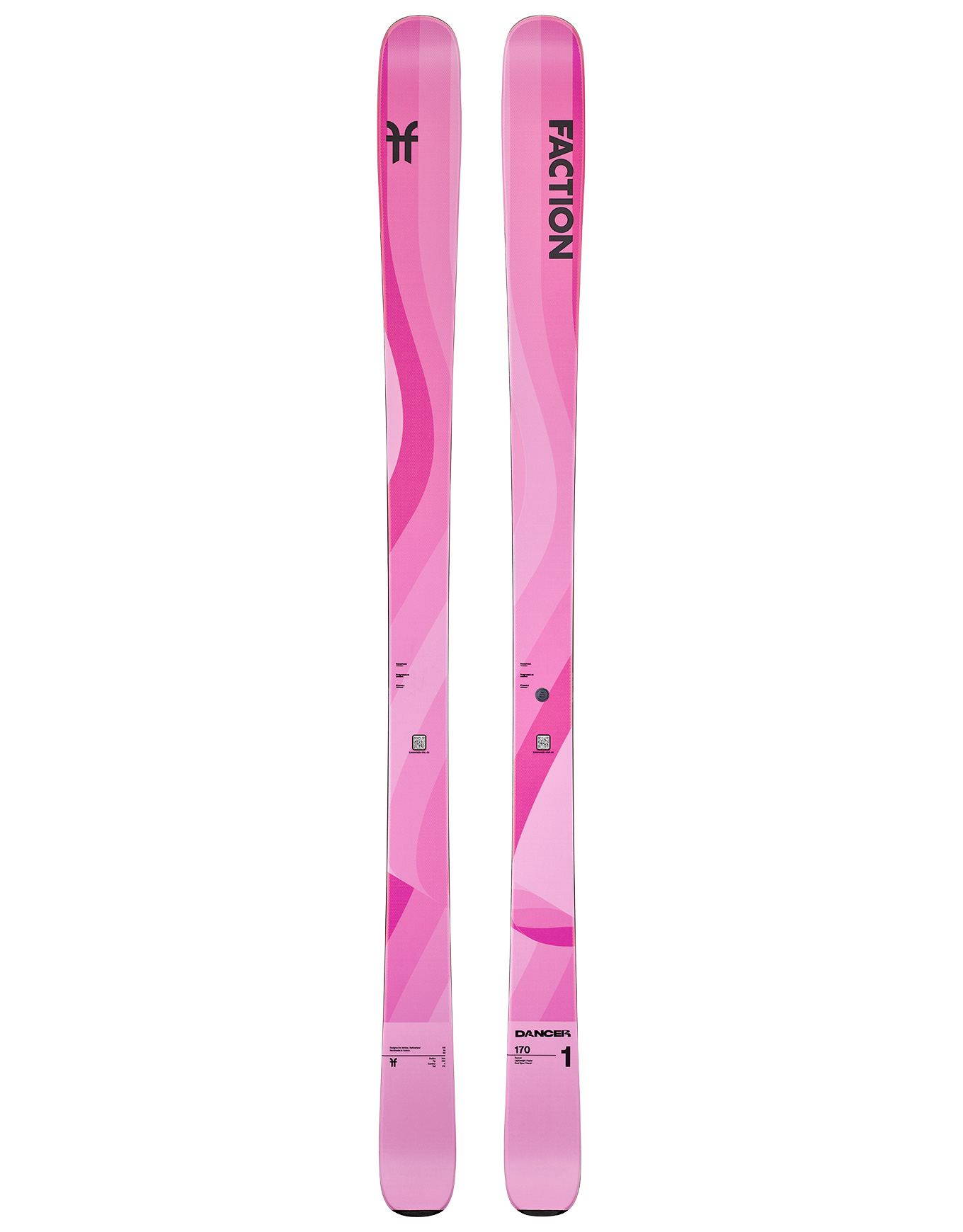 Skis all-mountain - Dancer 1 Pink 2026 en Bois - Taille 186 cm - Rose