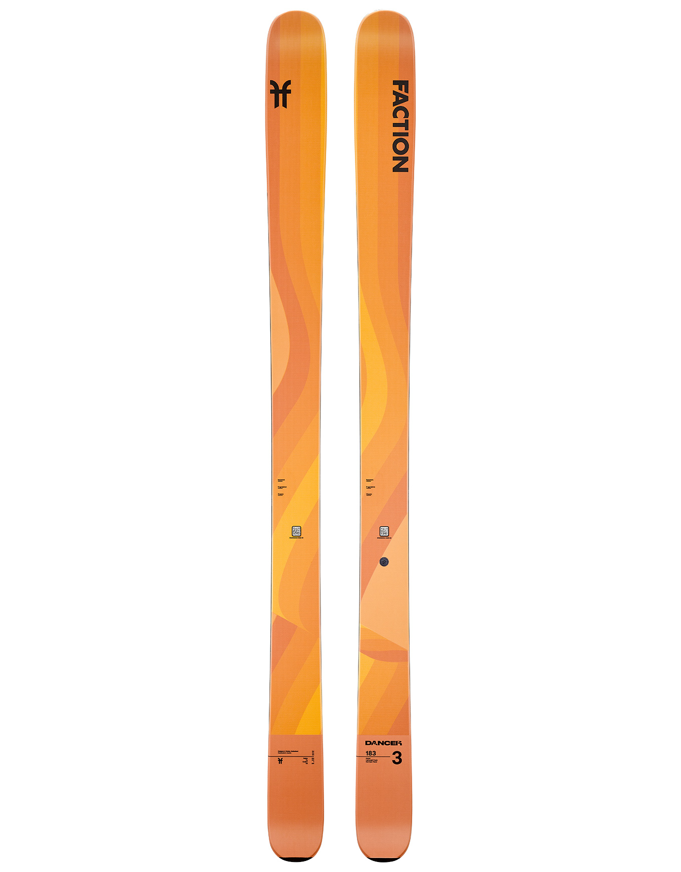 All-Mountain-Ski Dancer 3 Orange 2026 aus Holz Größe 164 cm