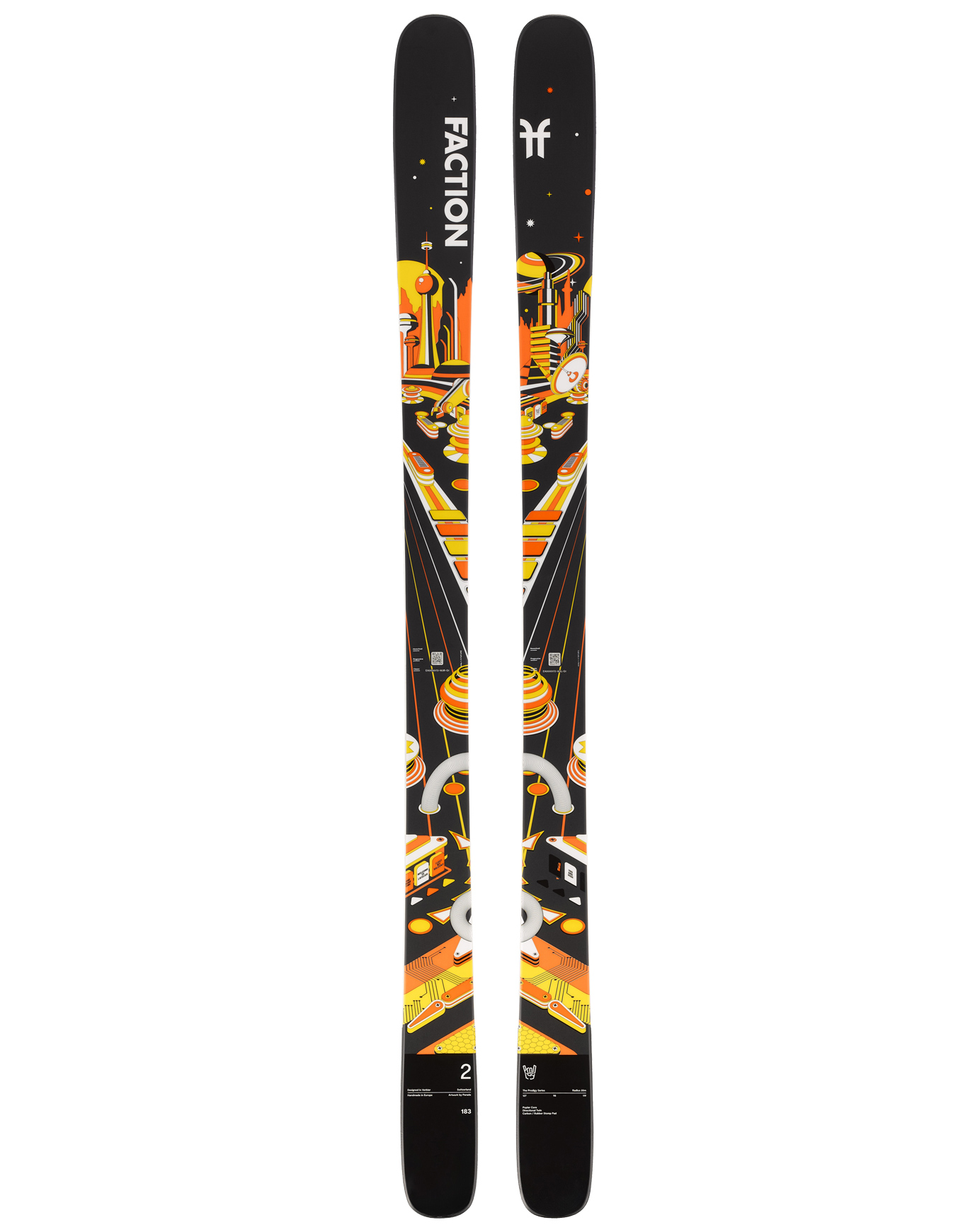 Freestyle Skifahren Prodigy 2 2026 aus Holz Größe 159 cm schwarz