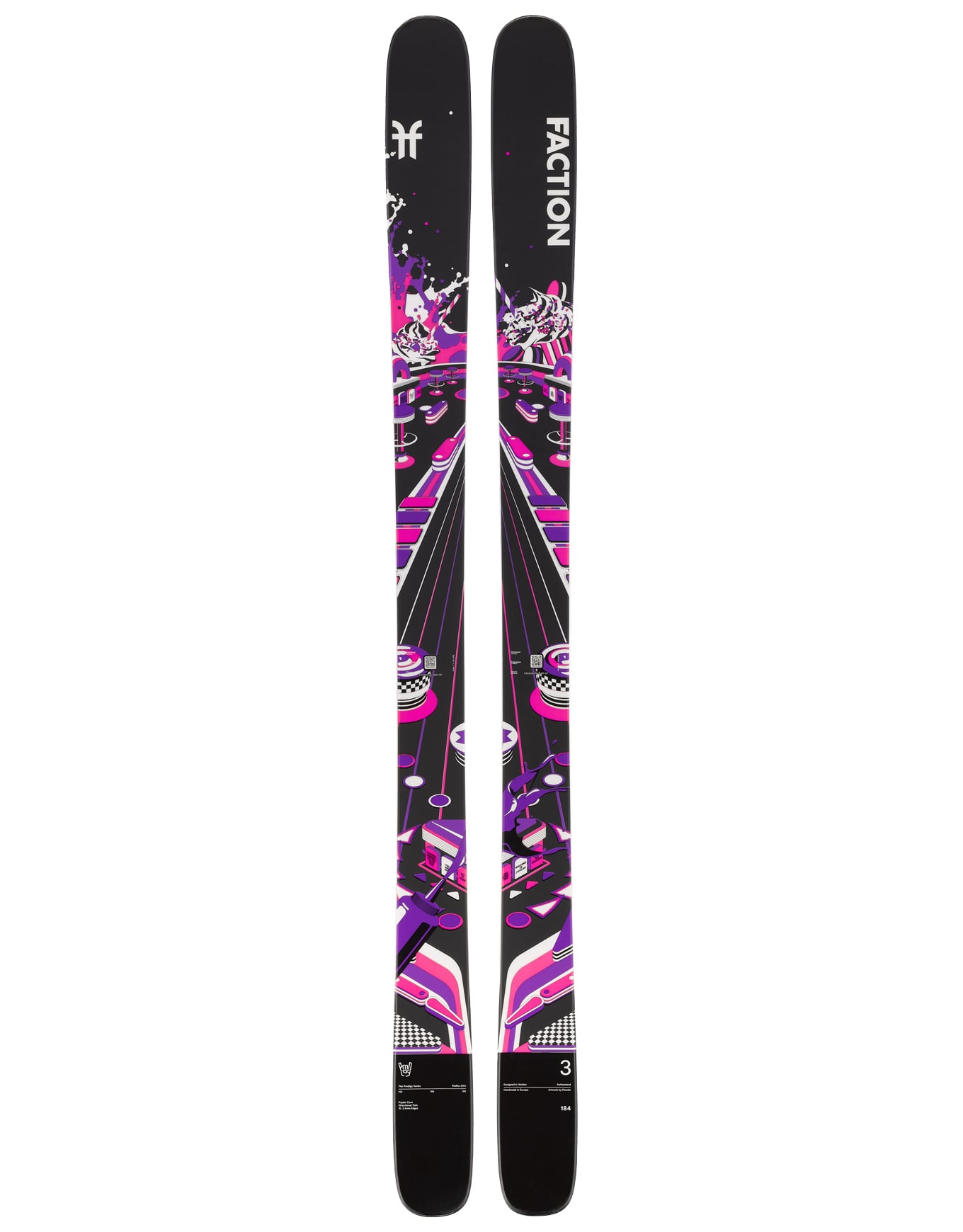 Skis all-mountain / freeride - Prodigy 3 2026 - Taille 172 cm - Noir